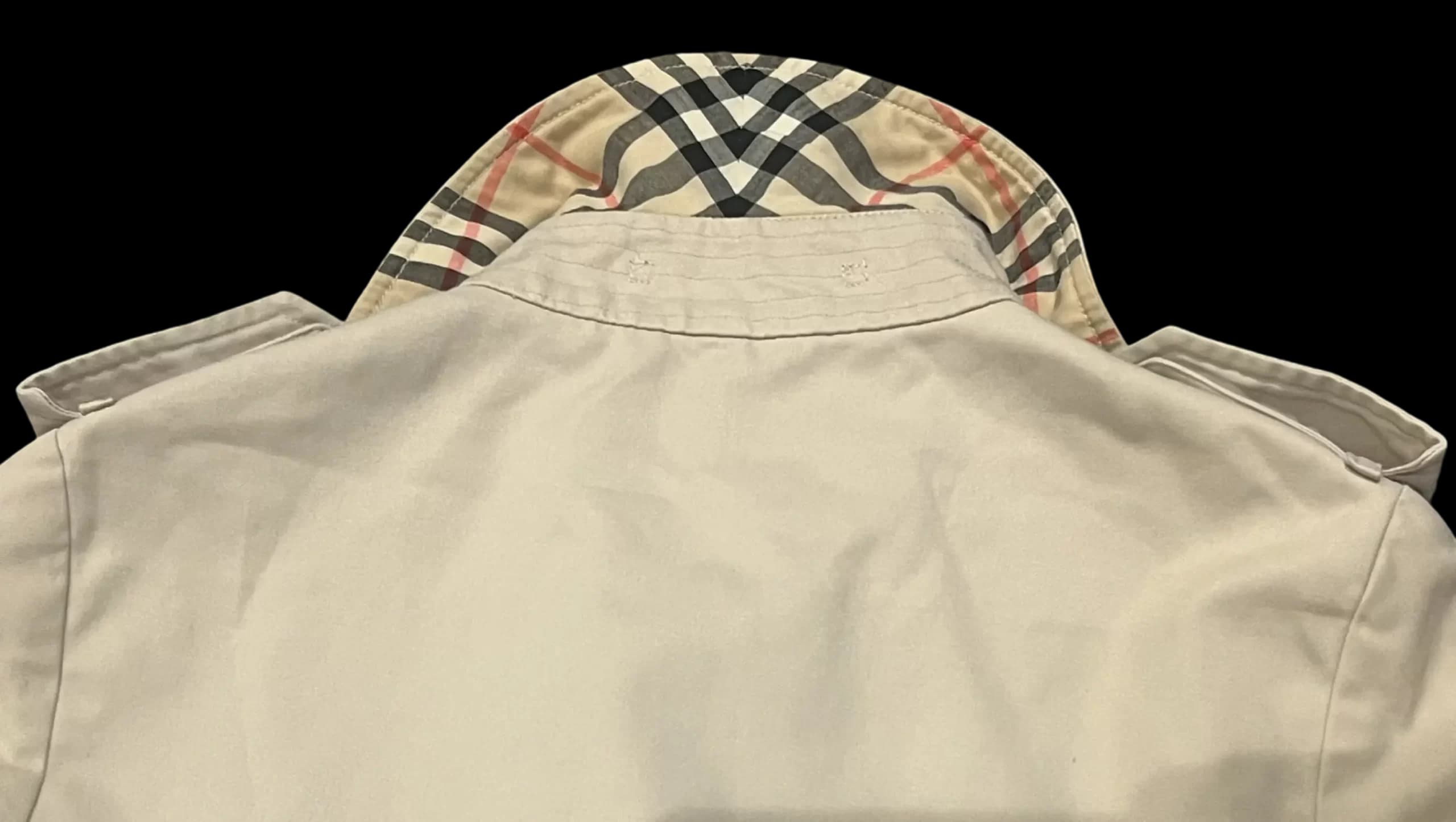 Vintage Short Trench Coat — thumbnail 5