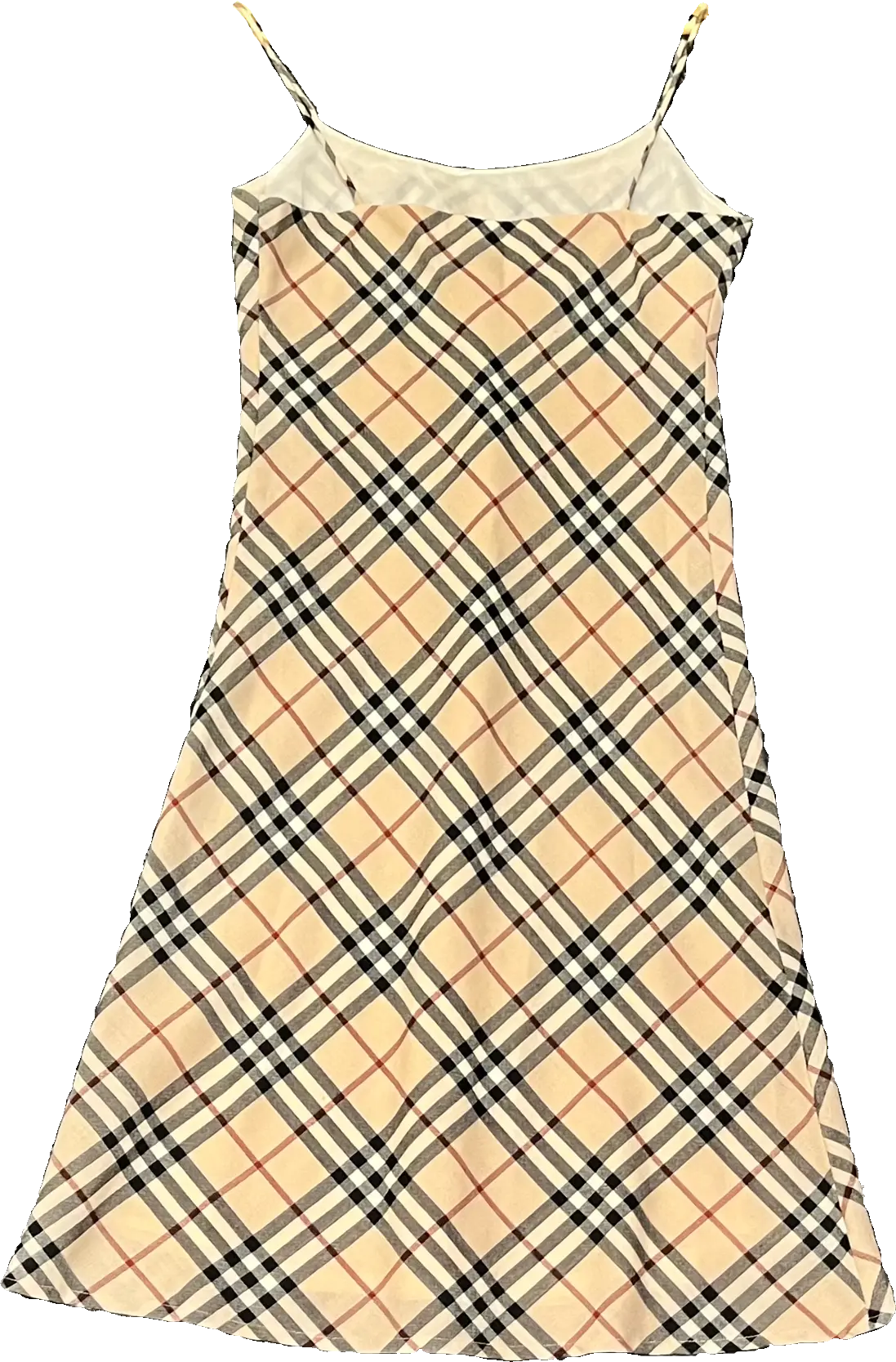 Vintage Check Woolen Dress — thumbnail 3