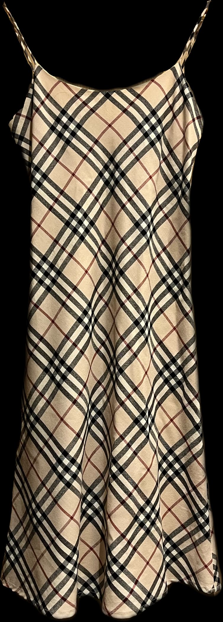 Vintage Check Woolen Dress