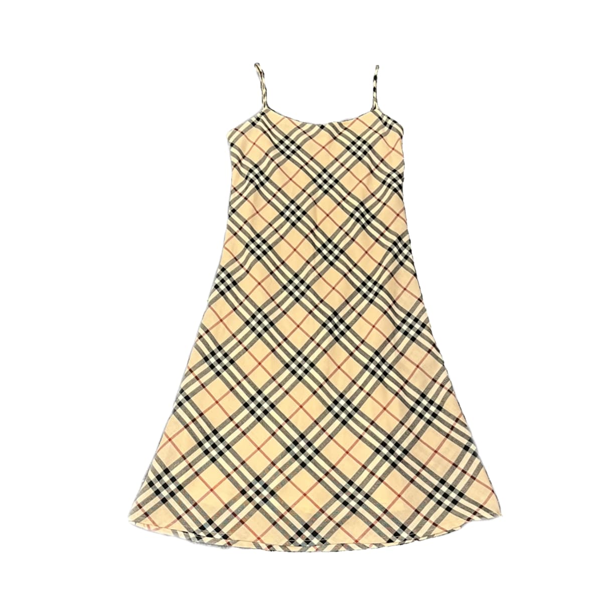 Vintage Check Woolen Dress
