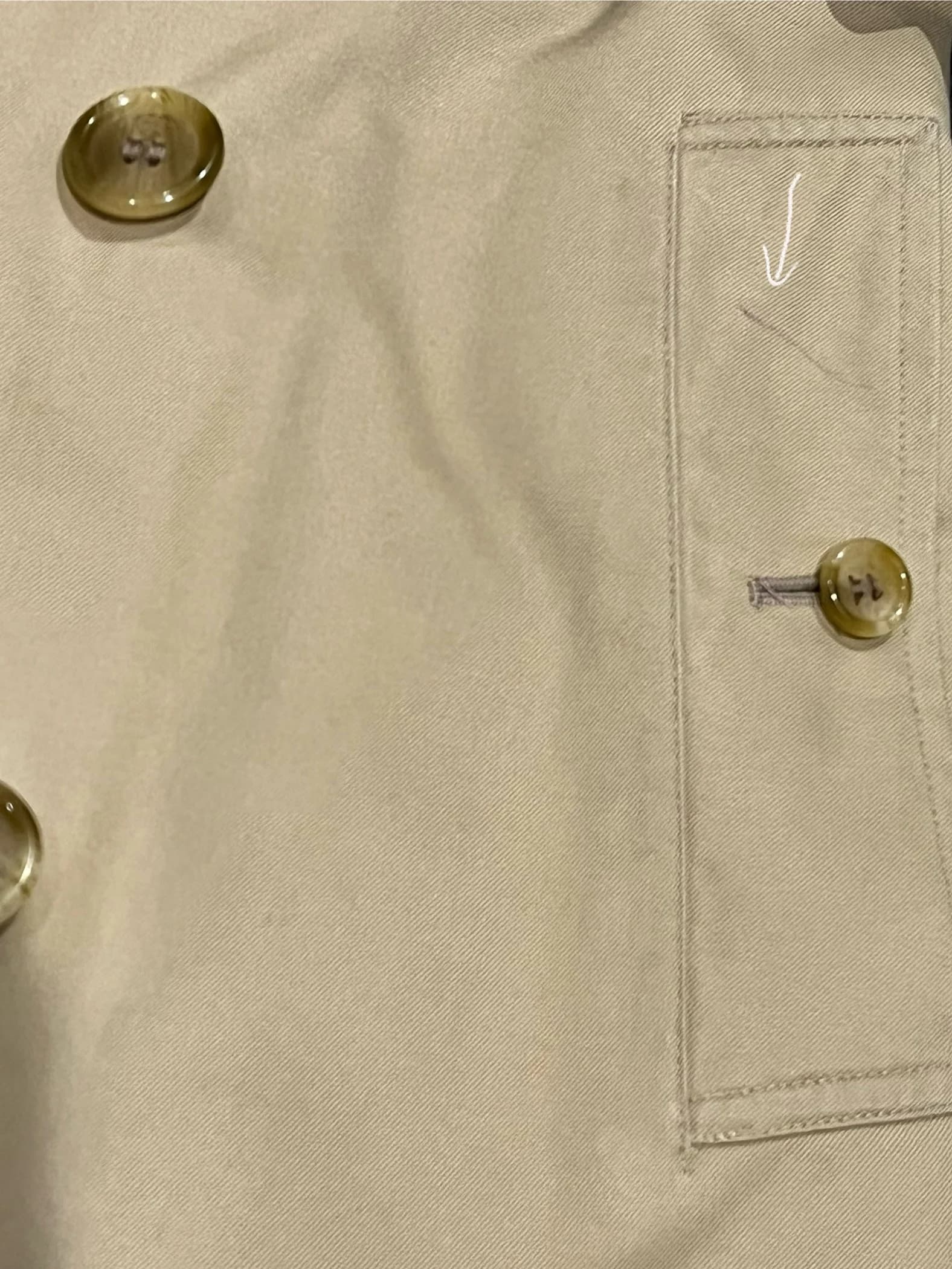 Vintage Double Breasted Trench Coat — thumbnail 6