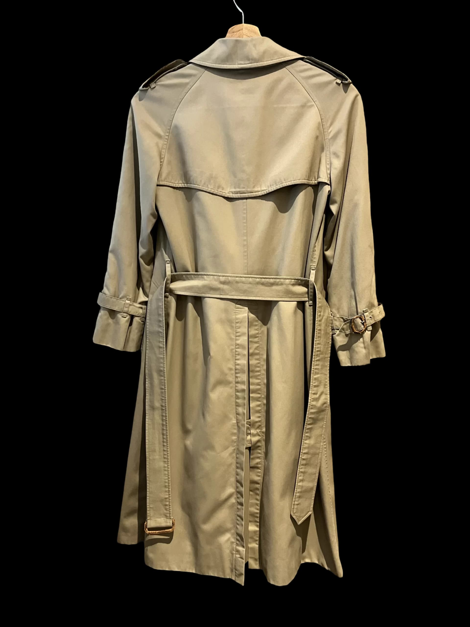 Vintage Double Breasted Trench Coat — thumbnail 3