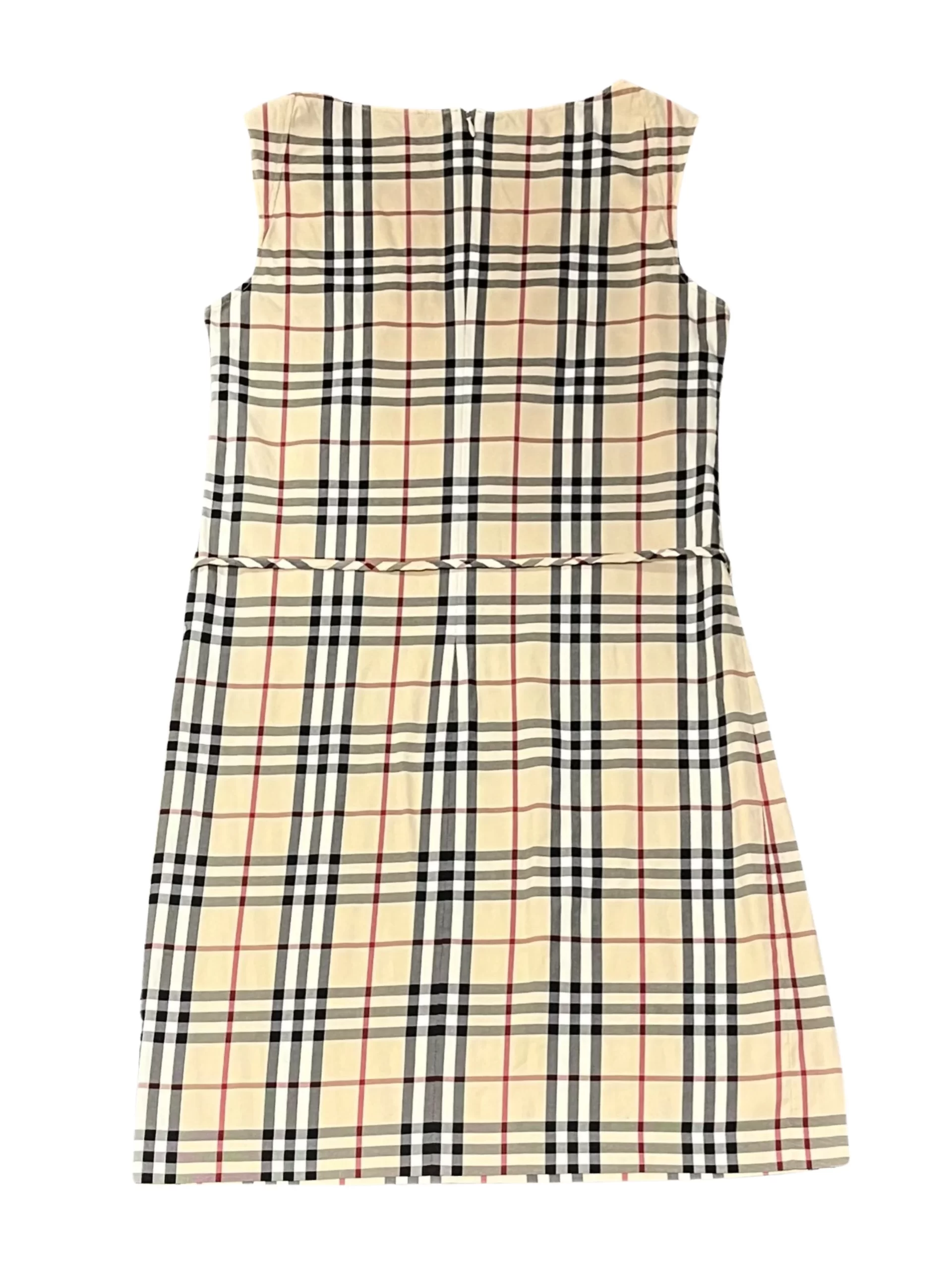 Vintage Check Cotton Dress — thumbnail 3
