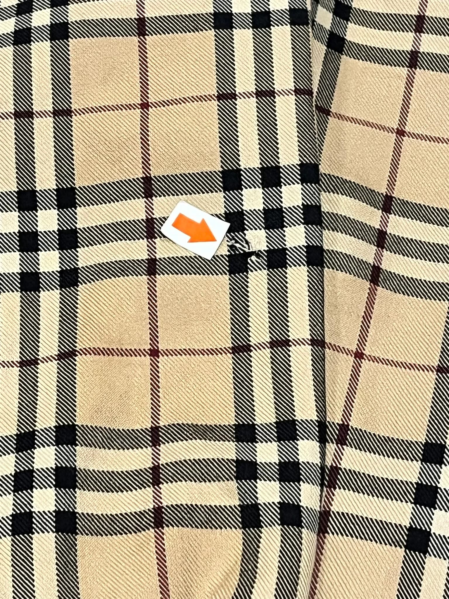 Vintage Classic check Cotton Cropped Shirt — thumbnail 3