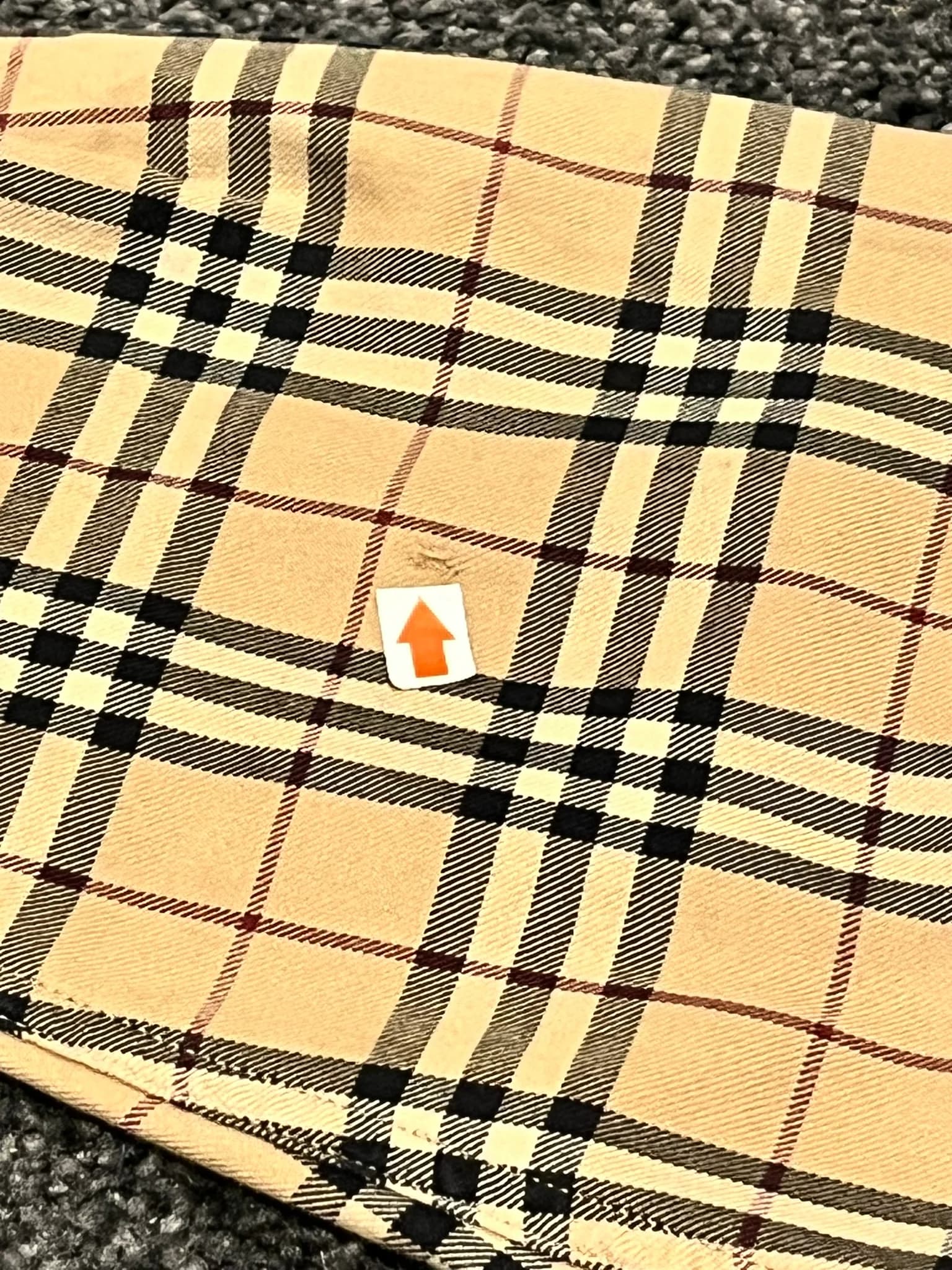 Vintage Classic check Cotton Cropped Shirt — thumbnail 4