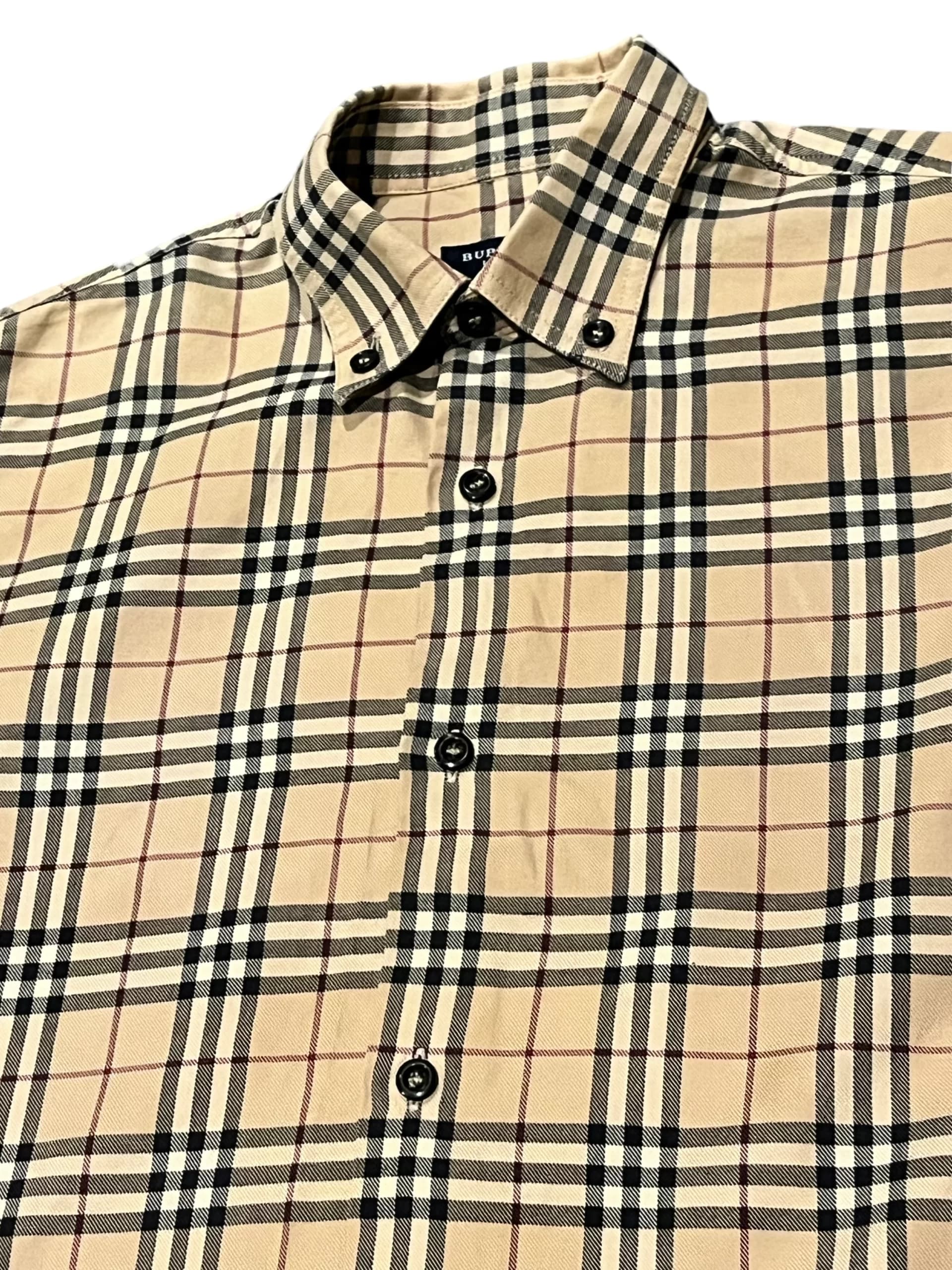 Vintage Classic check Cotton Cropped Shirt