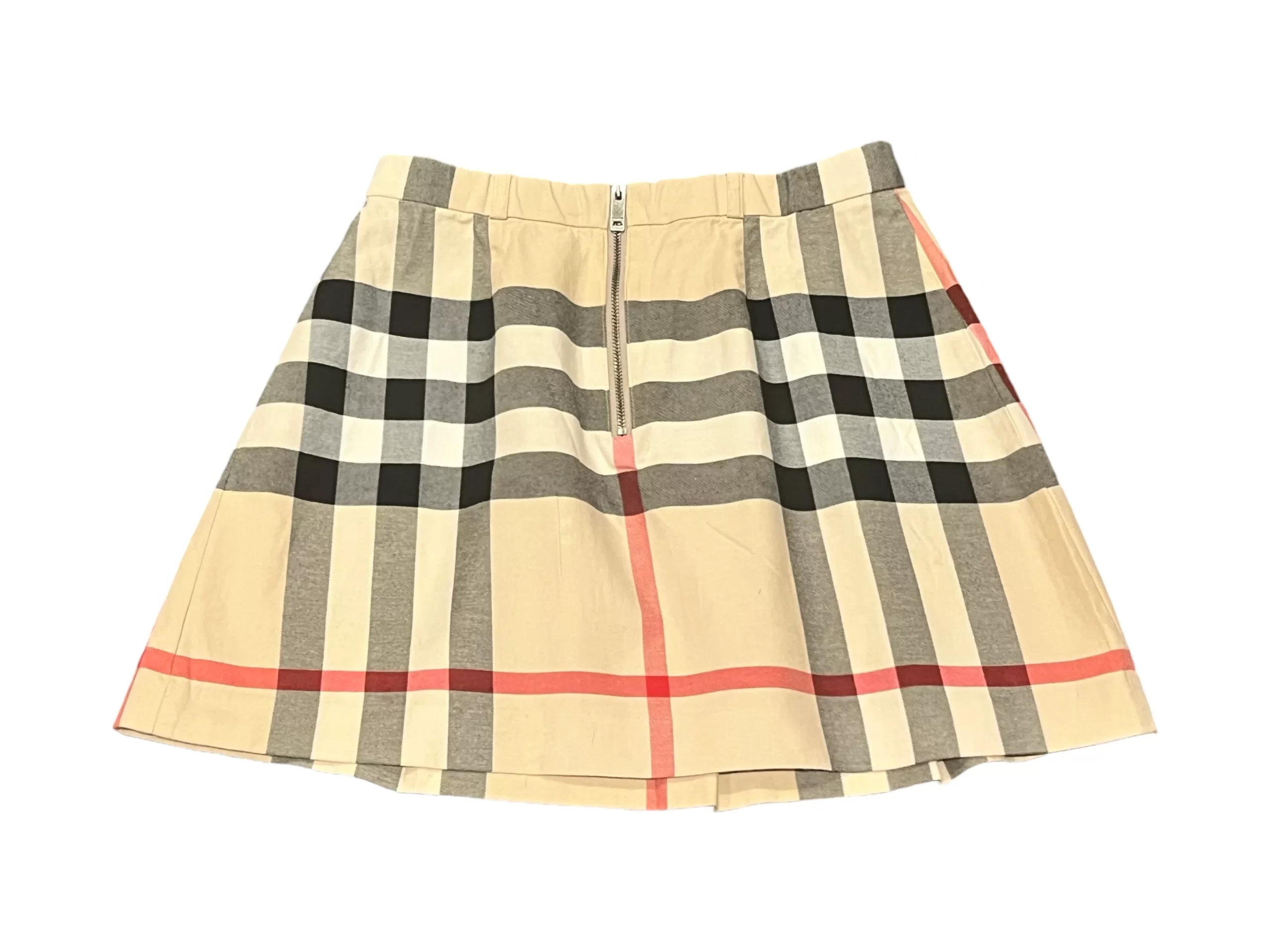 Classic Check Cotton Short Skirt