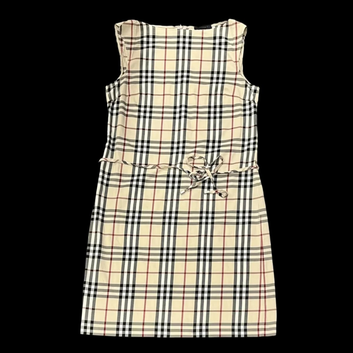 Vintage Check Cotton Dress