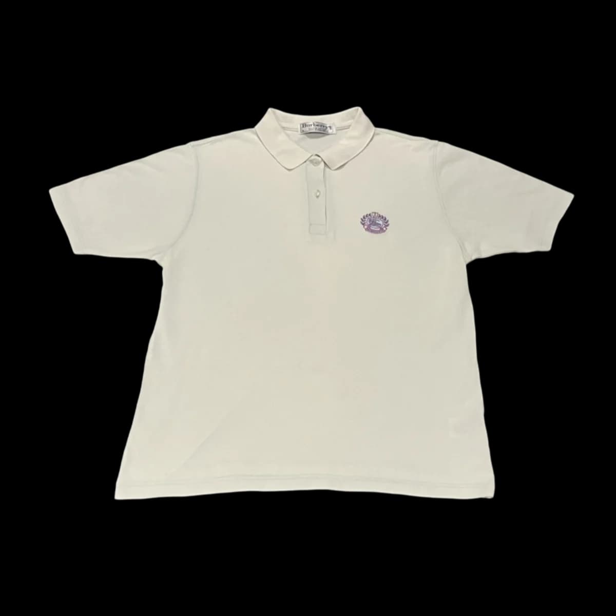 Vintage Classic Logo Cotton Polo Shirt