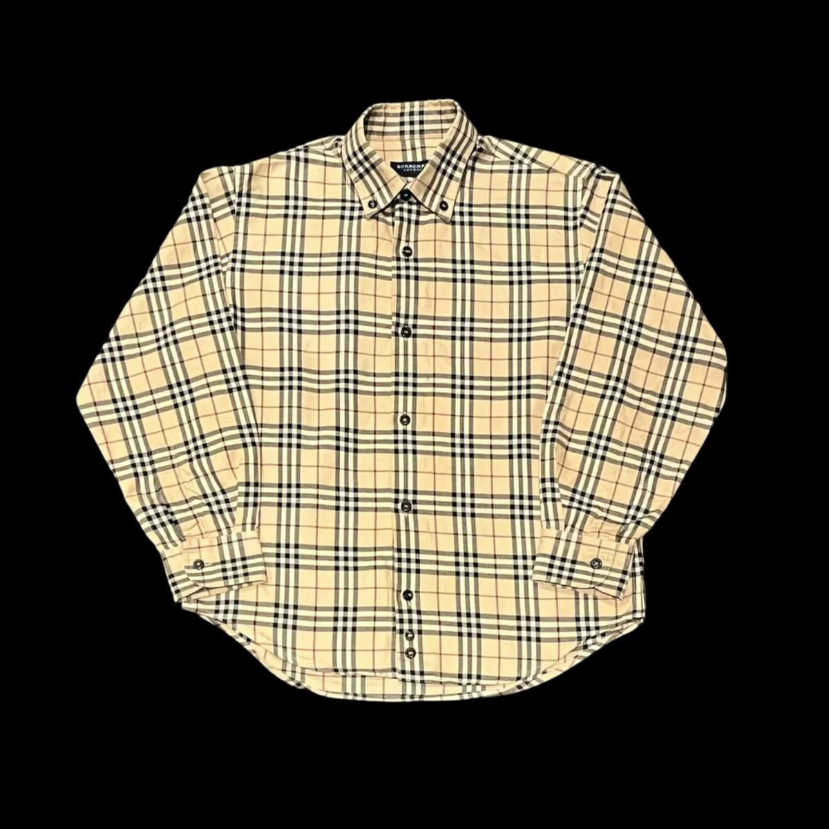 Vintage Classic check Cotton Cropped Shirt
