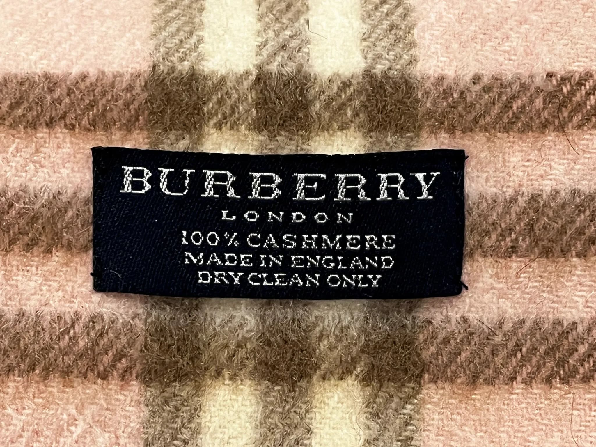 Classic Cashmere Check Scarf — thumbnail 3