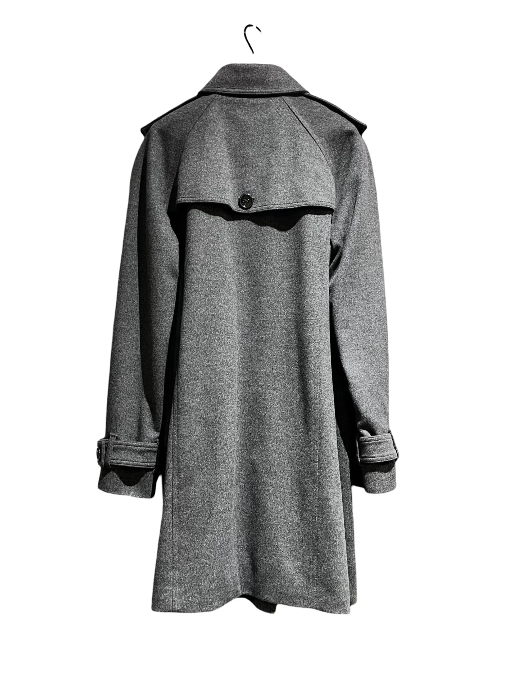 Cashmere&Wool Blend Trench Style Coat
