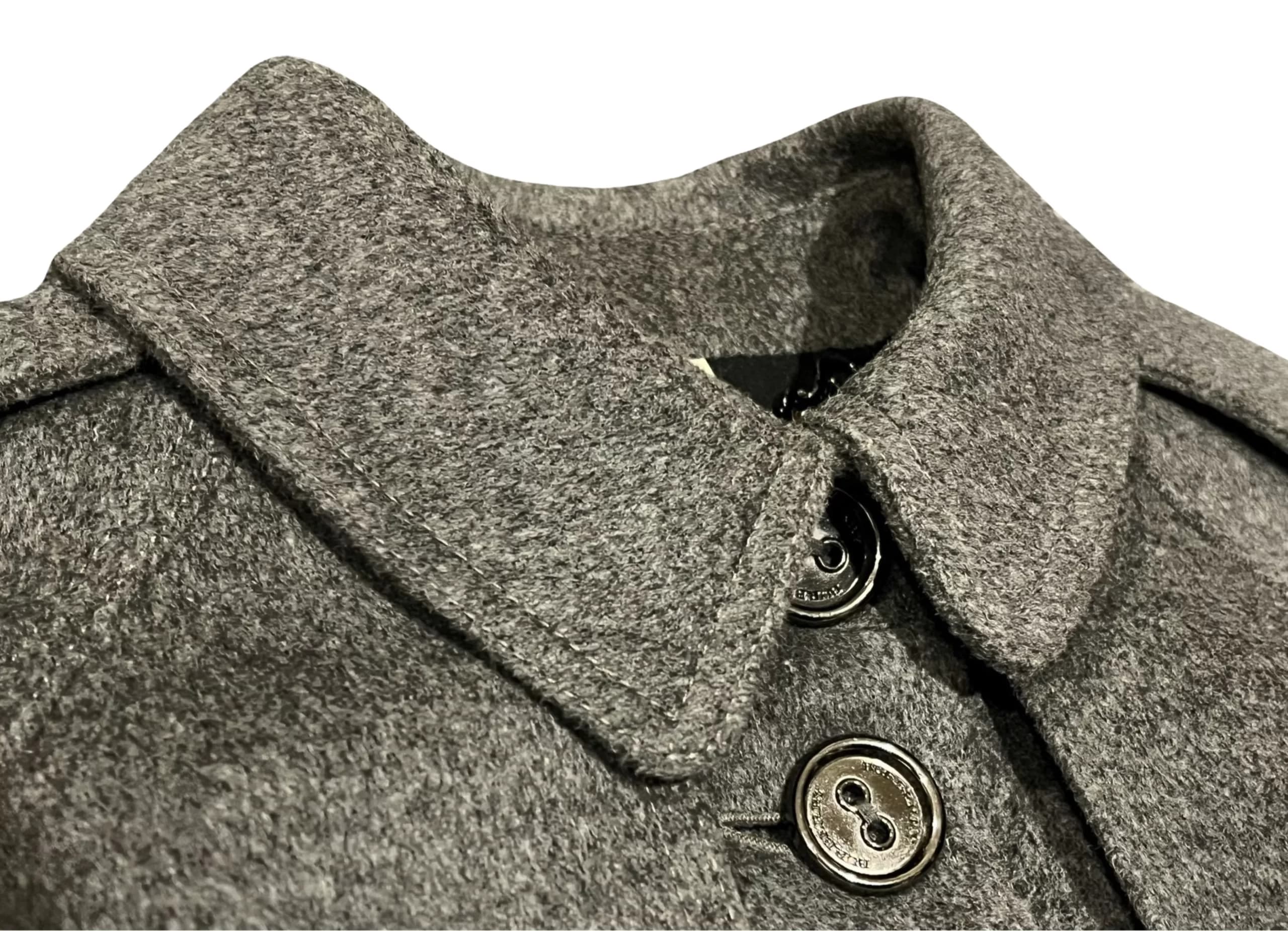 Cashmere&Wool Blend Trench Style Coat — thumbnail 4