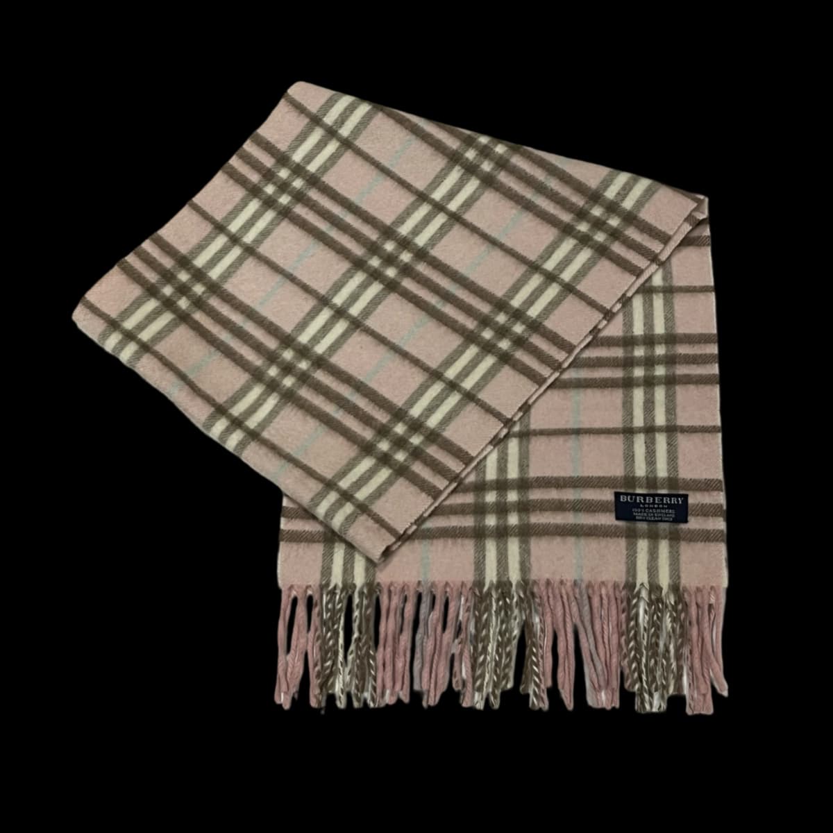 Classic Cashmere Check Scarf