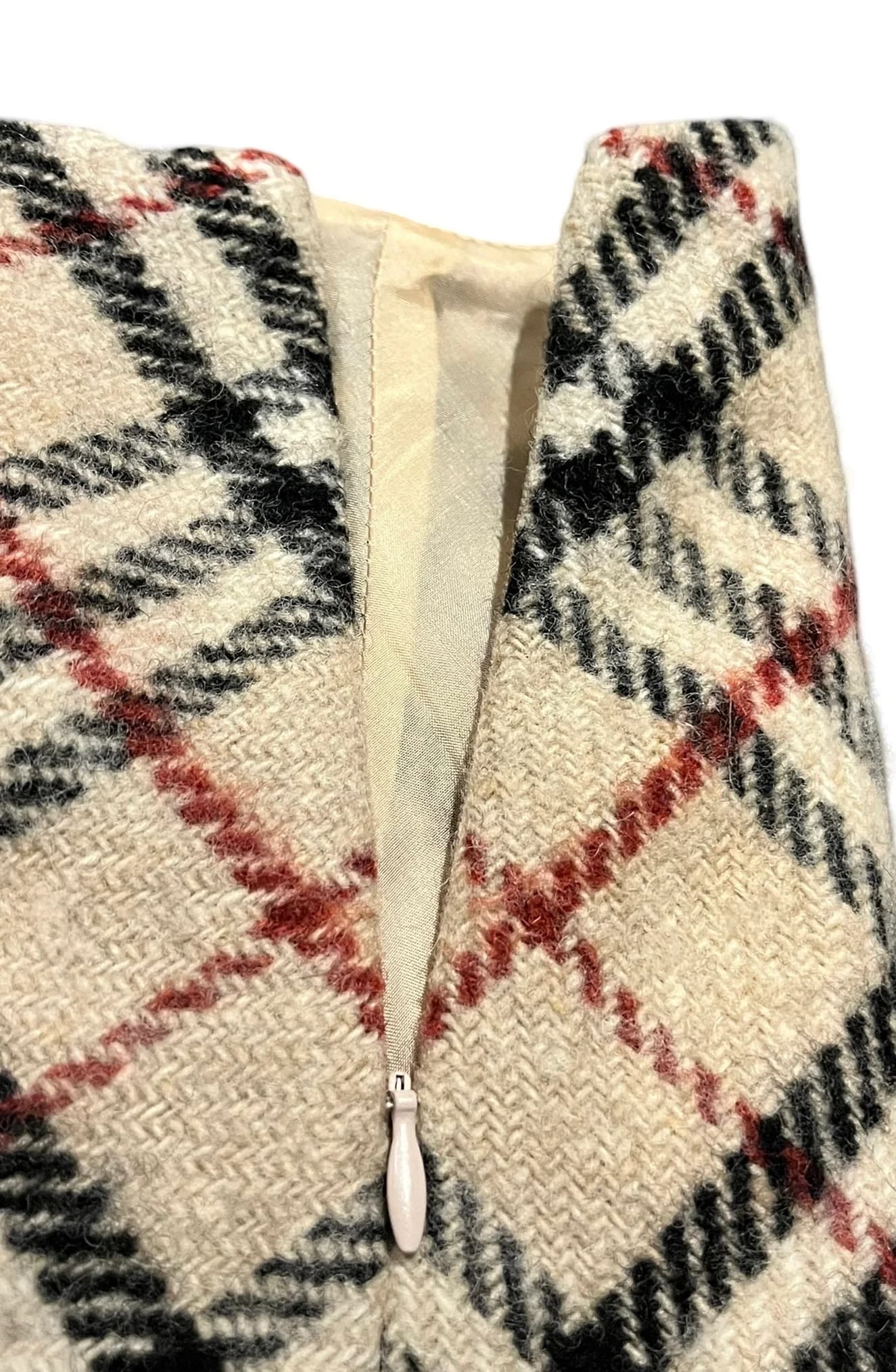 Classic Check Wool A-Line Skirt — thumbnail 3