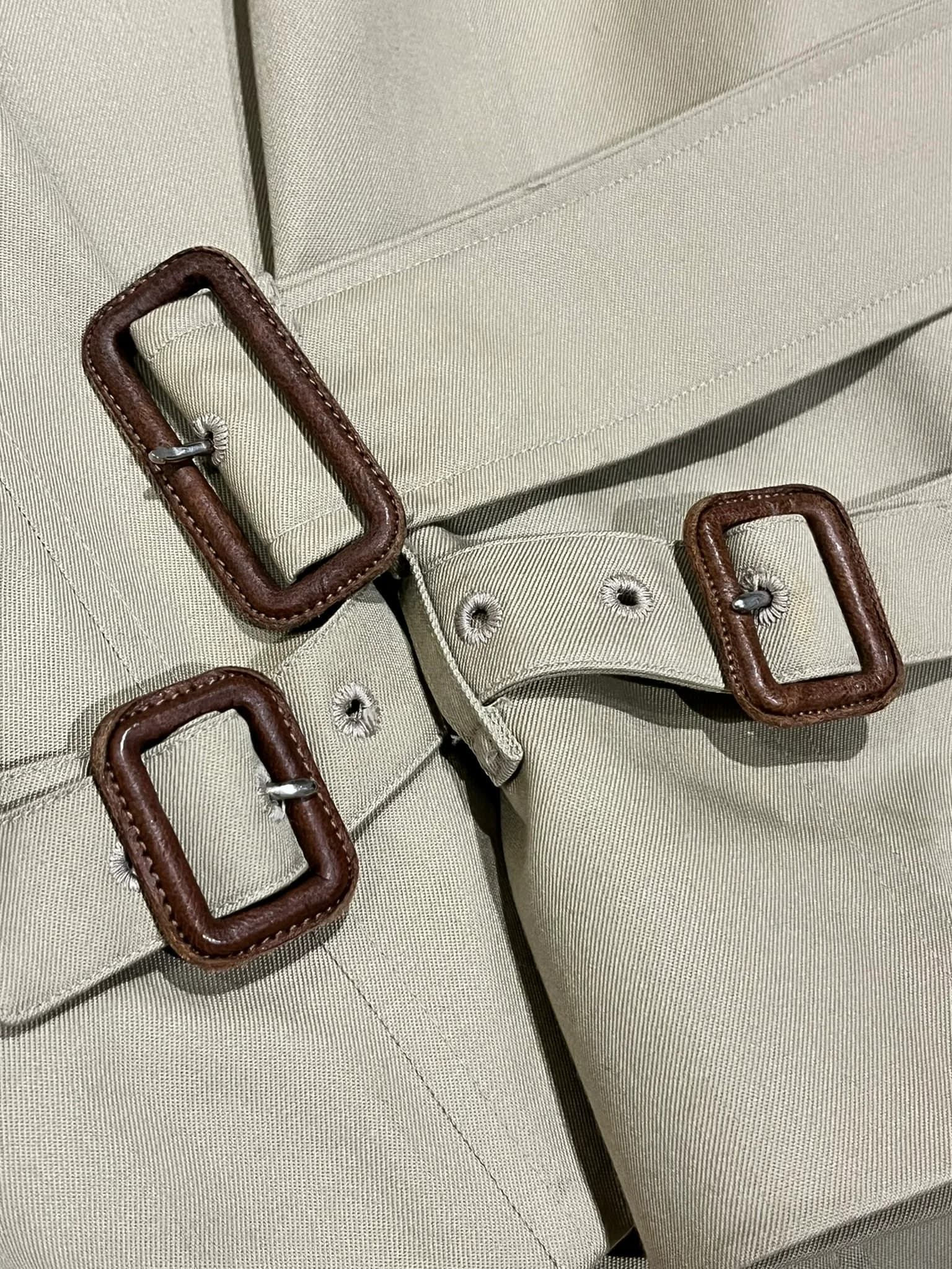 Classic Single Breasted Belt Long Trench Coat — thumbnail 8