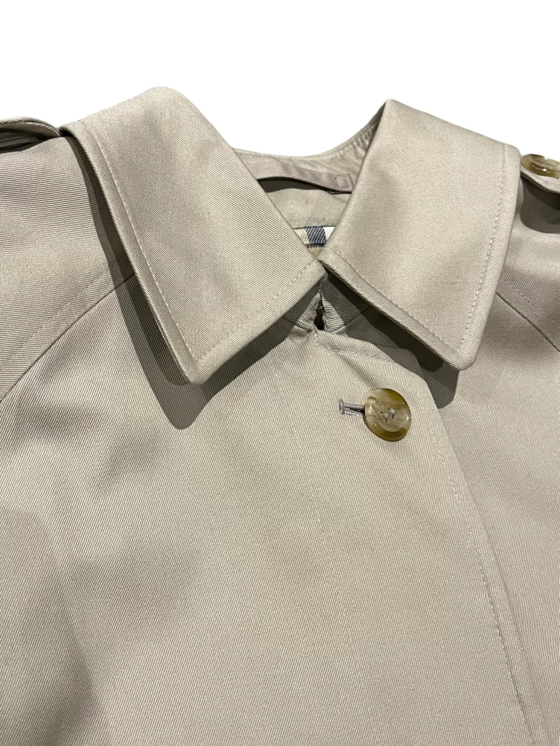 Classic Single Breasted Belt Long Trench Coat — thumbnail 4