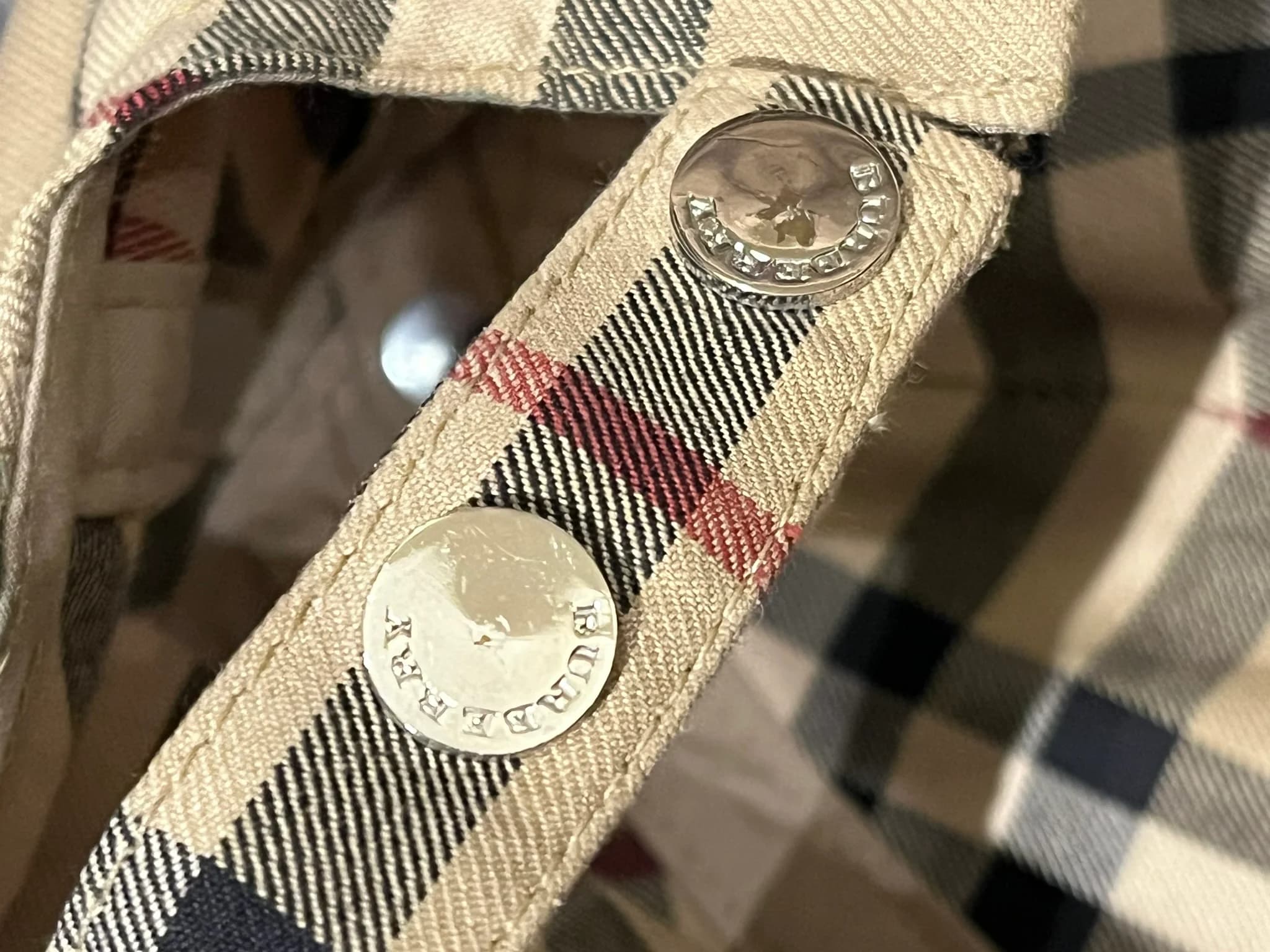 Classic Check Cotton Baseball Cap — thumbnail 3