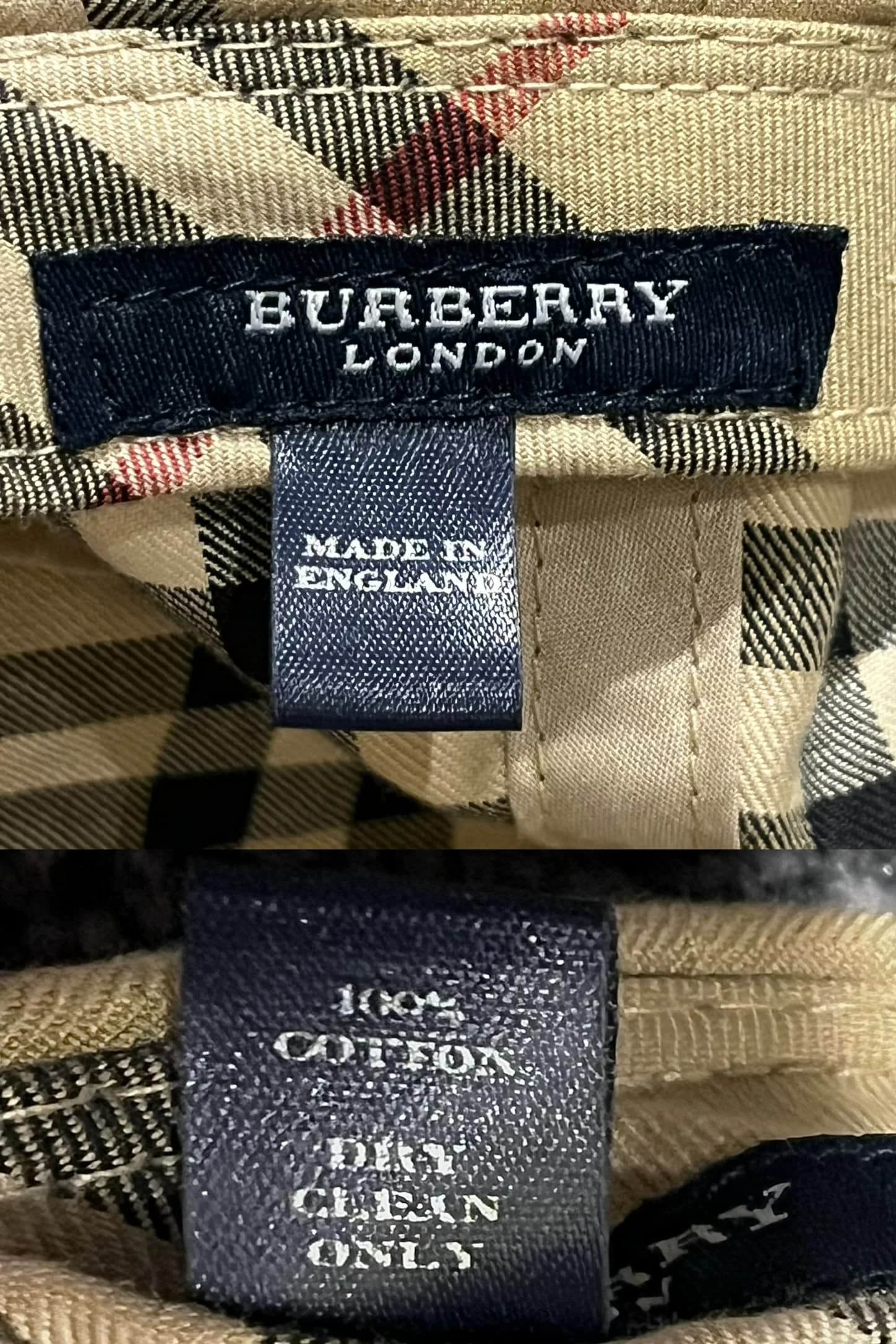 Classic Check Cotton Baseball Cap — thumbnail 4