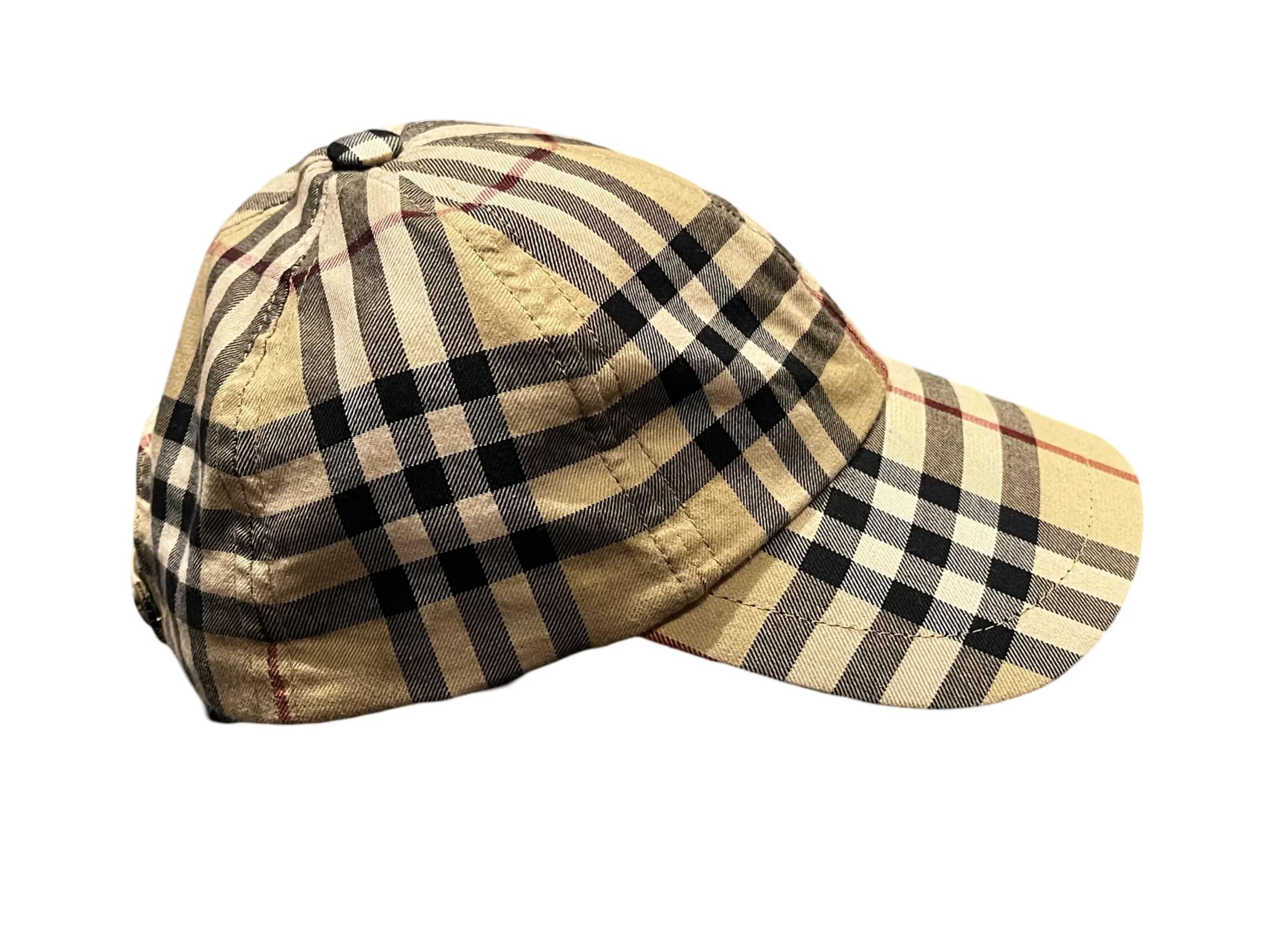 Classic Check Cotton Baseball Cap