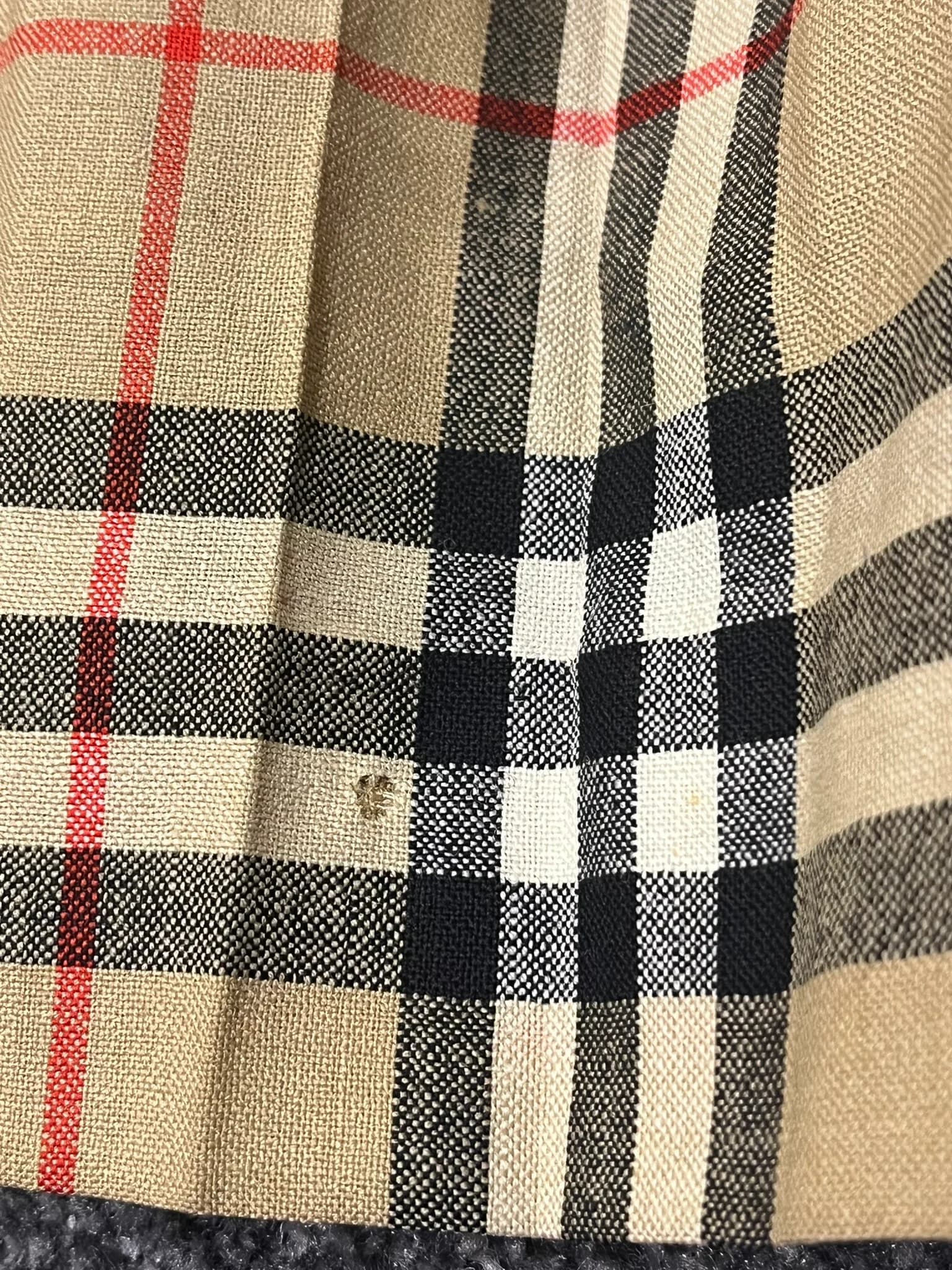 Burberry Classic Vintage Check Woolen Long Skirt — thumbnail 8