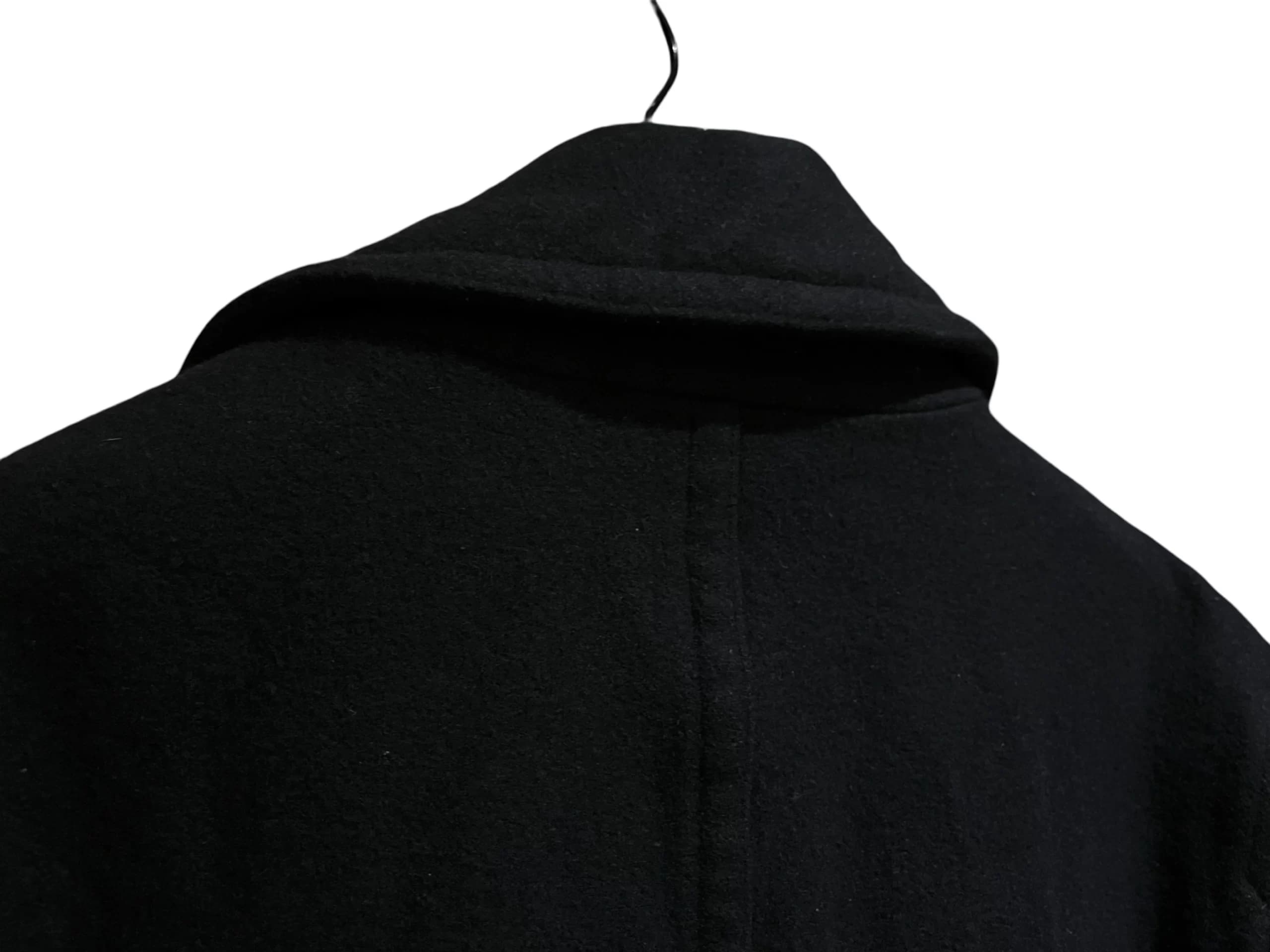 Double Breasted Cashmere Blend Pea Coat — thumbnail 6