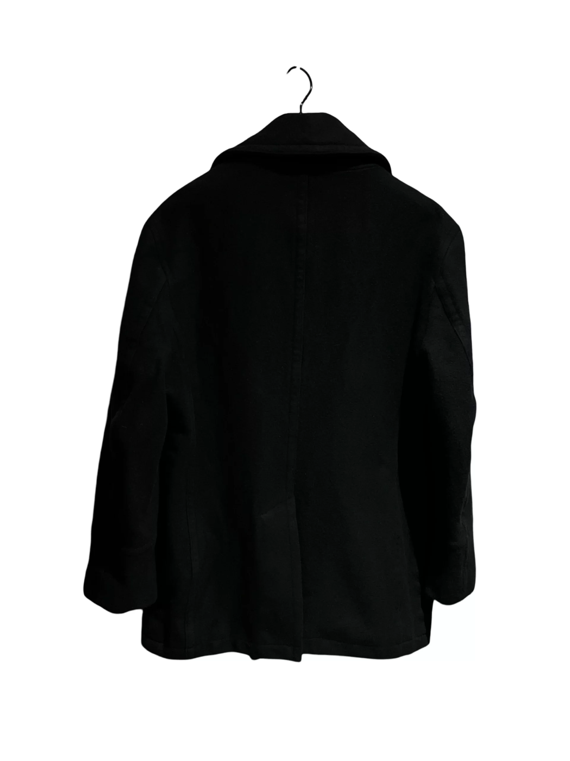 Double Breasted Cashmere Blend Pea Coat — thumbnail 3