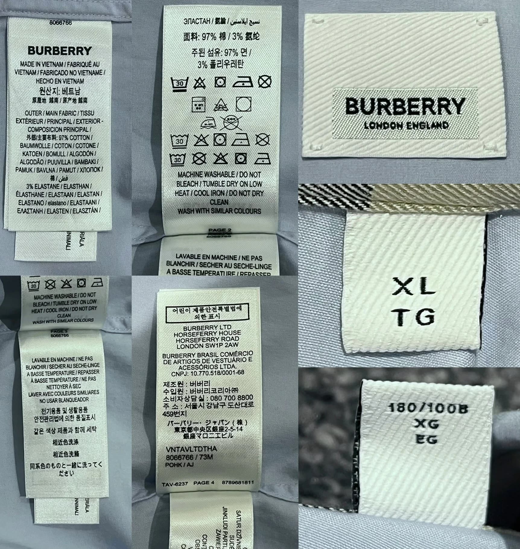 Burberry Stretch-Cotton Shirt — thumbnail 9