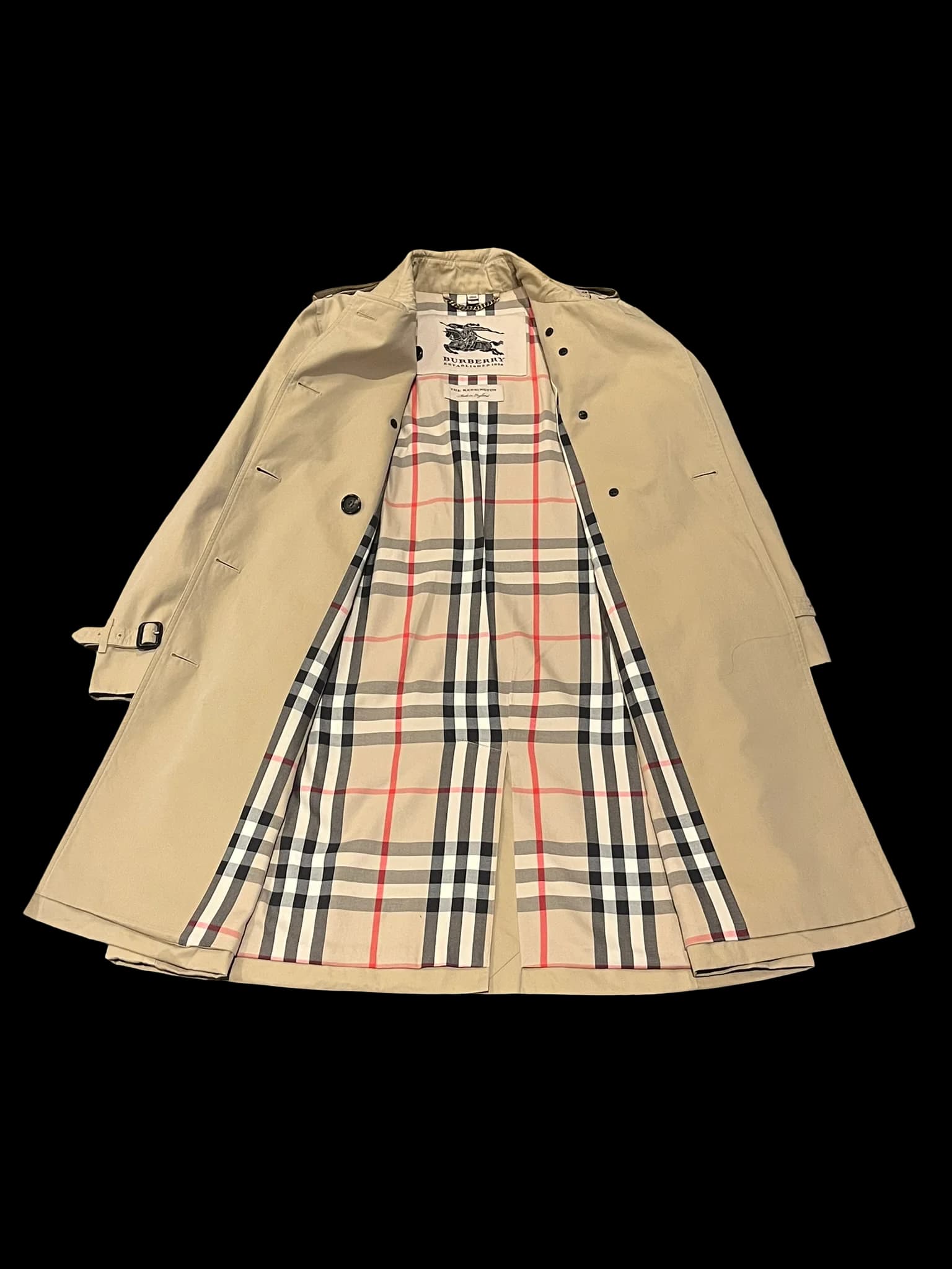 The Kensington - Classic Long Trench Coat — thumbnail 3