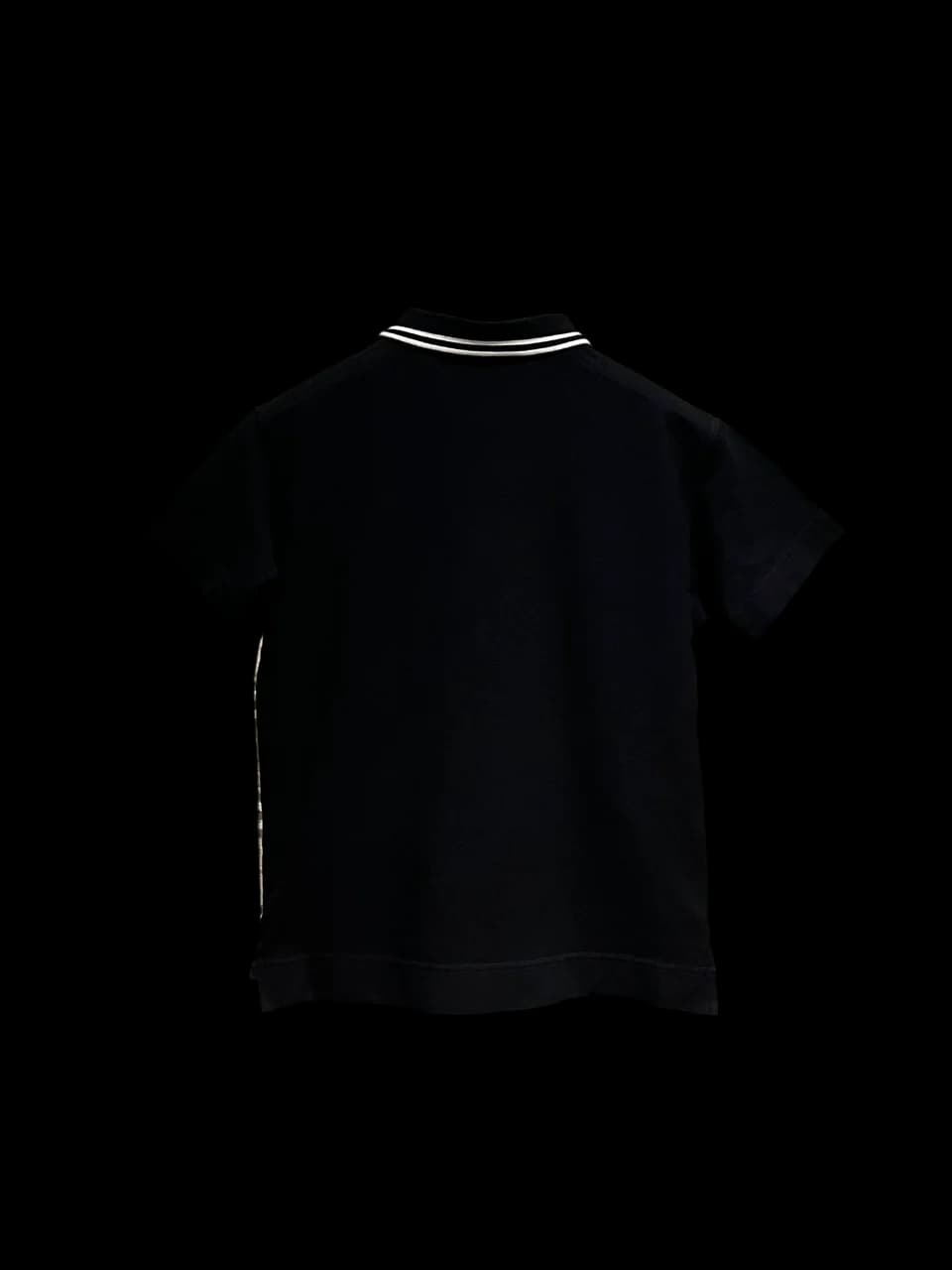 Classic Check Details black Short Sleeve Po­lo — thumbnail 4