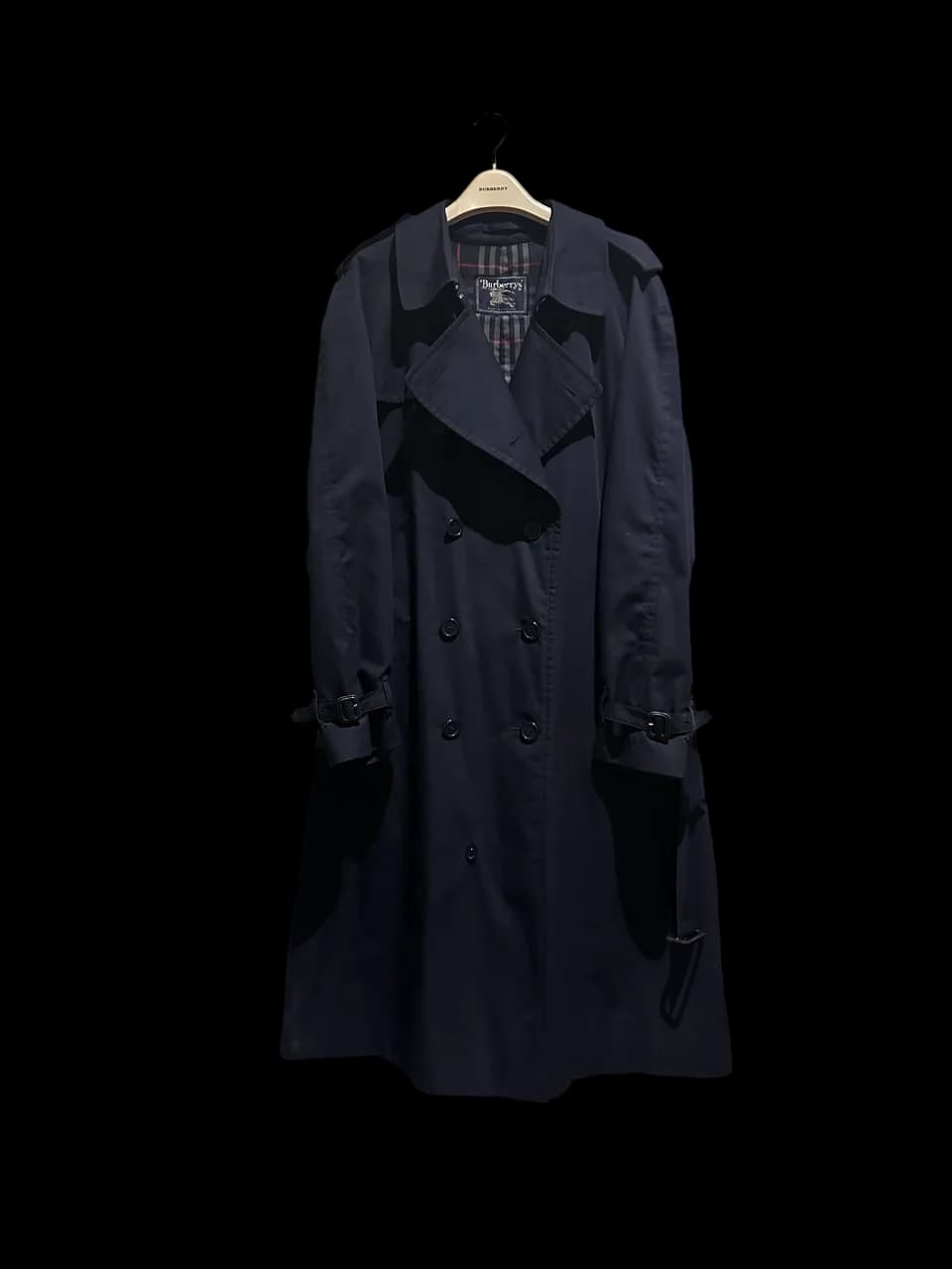 Classic Double Breasted Long Trench Coat — thumbnail 3