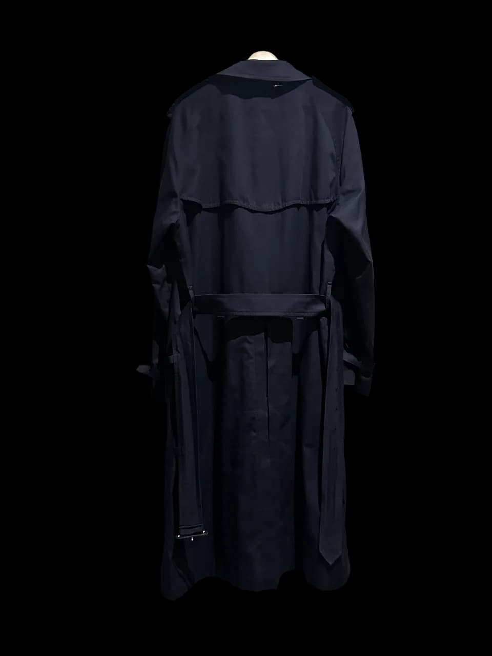Classic Double Breasted Long Trench Coat — thumbnail 4