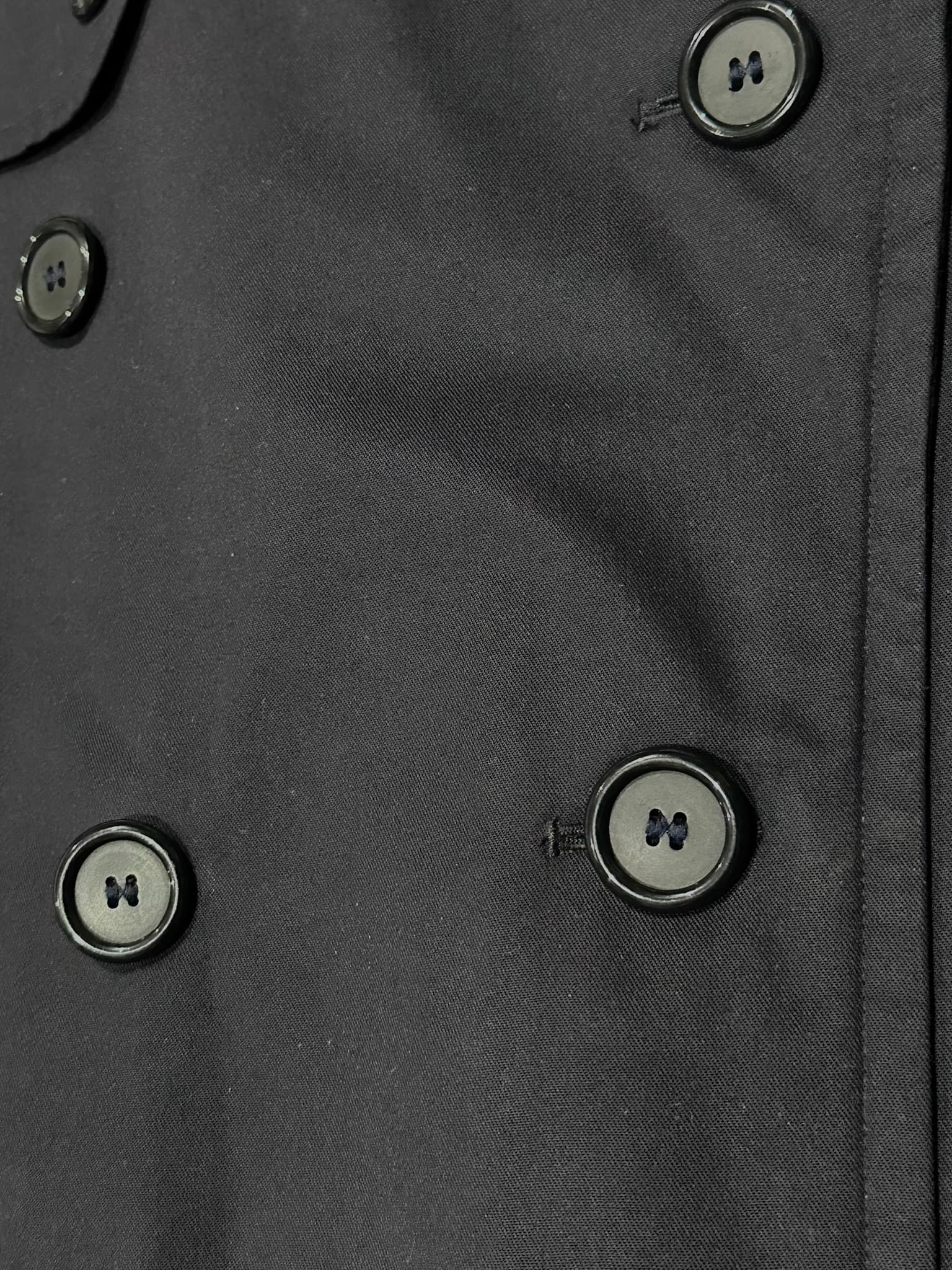 Classic Double Breasted Long Trench Coat — thumbnail 7