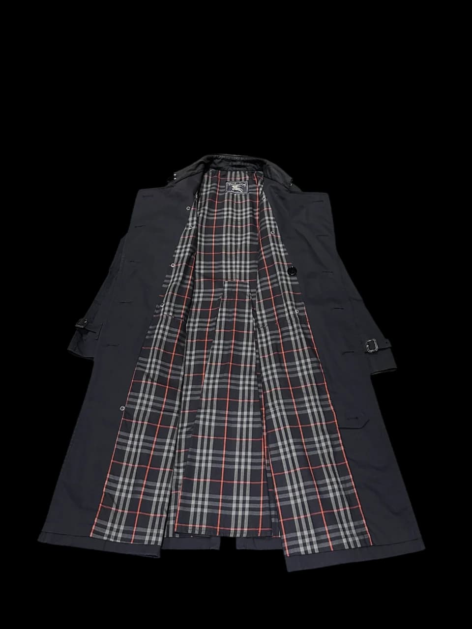 Classic Double Breasted Long Trench Coat