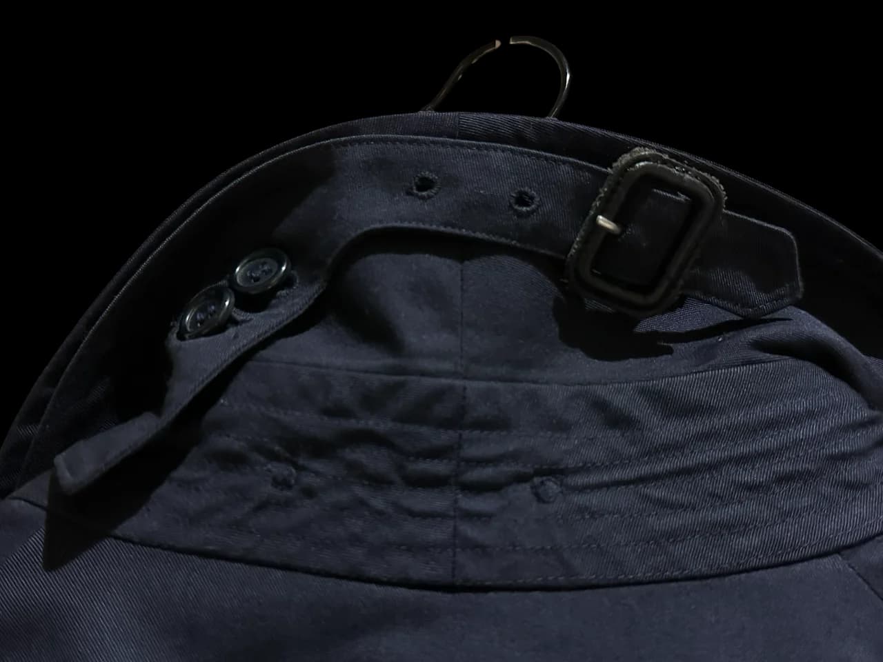 Classic Double Breasted Long Trench Coat — thumbnail 6