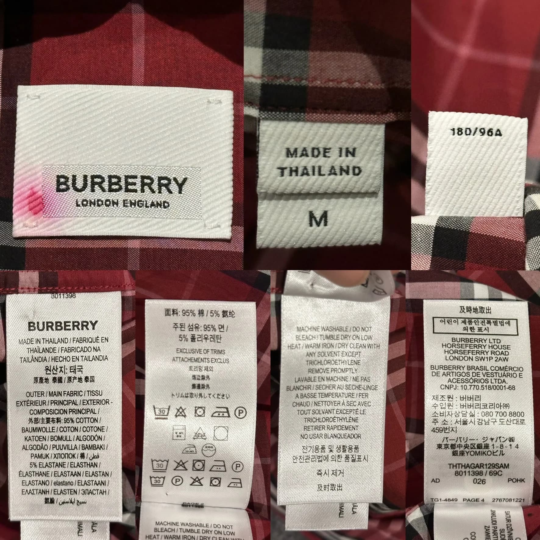 Classic Red Check Patterned Shirt — thumbnail 4