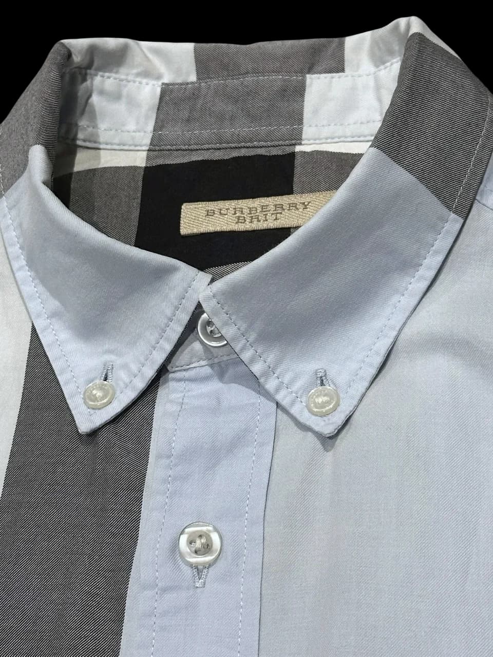 Classic light blue Check Patterned Shirt — thumbnail 3