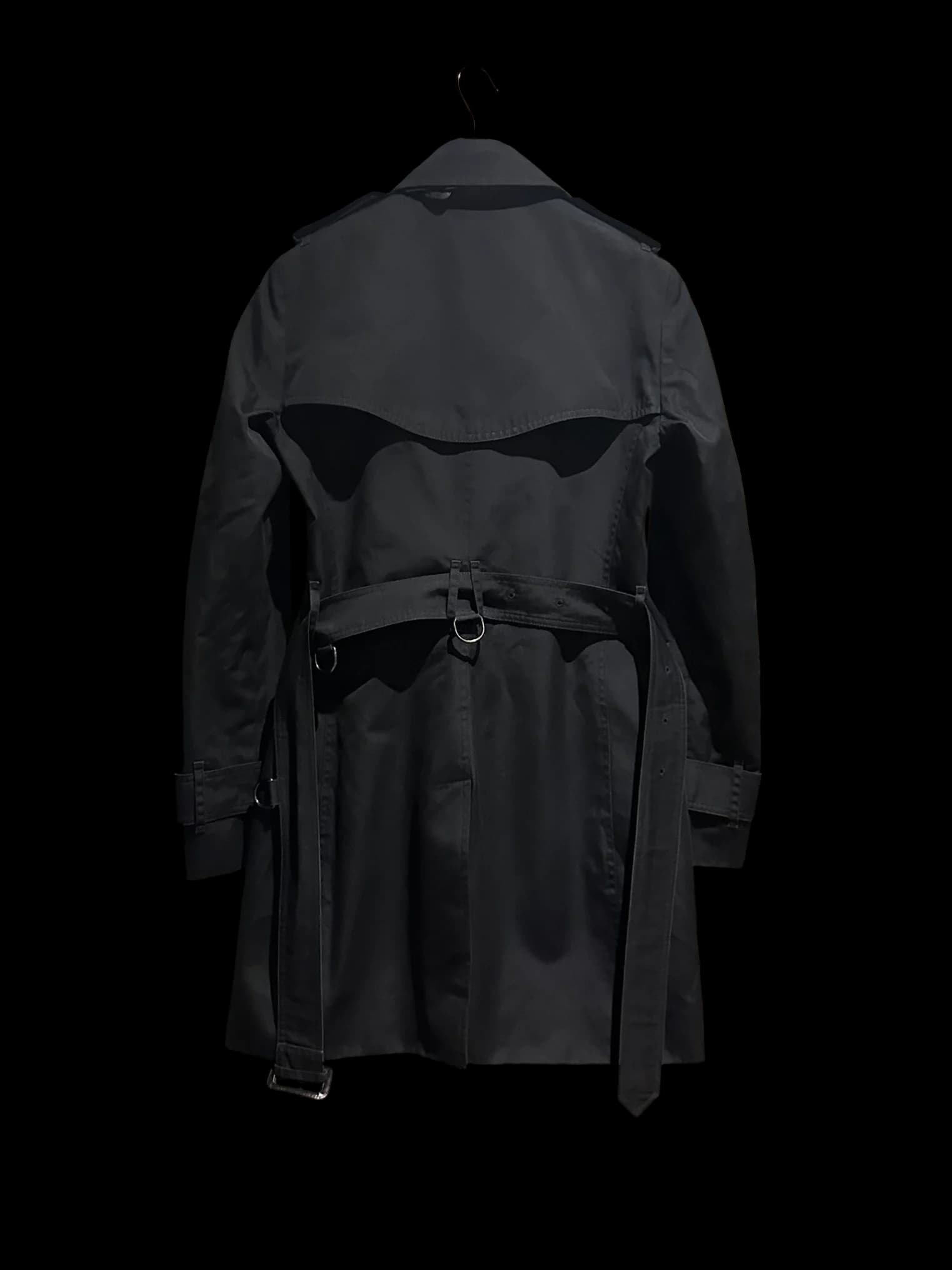 Classic Double Breasted Mid-Length Trench Coat — thumbnail 3