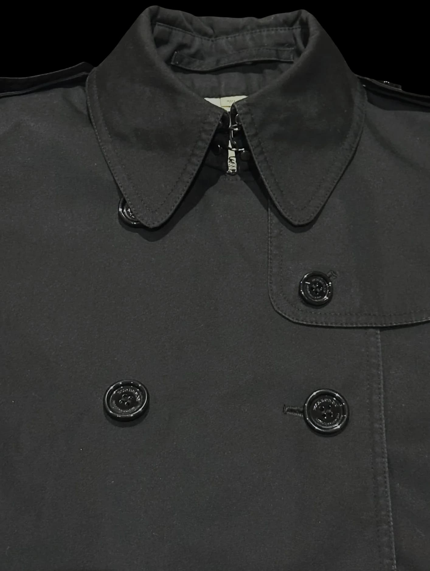Classic Double Breasted Mid-Length Trench Coat — thumbnail 4