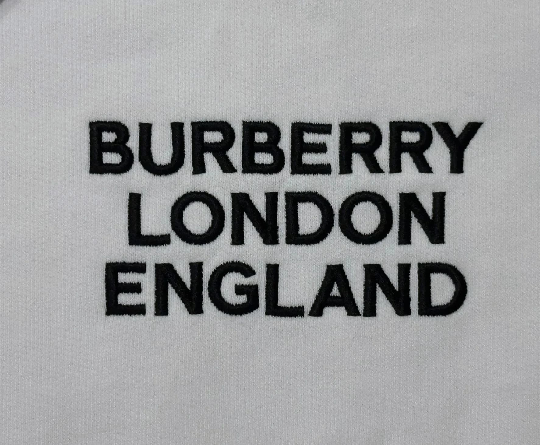 Embroidered Logo White hoodie — thumbnail 4