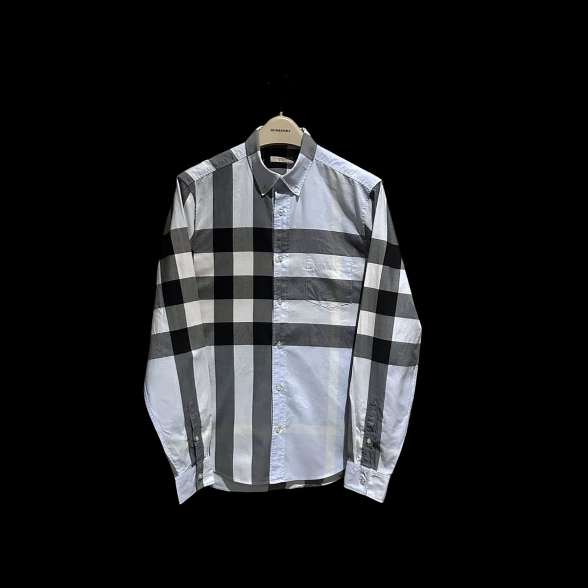 Classic light blue Check Patterned Shirt