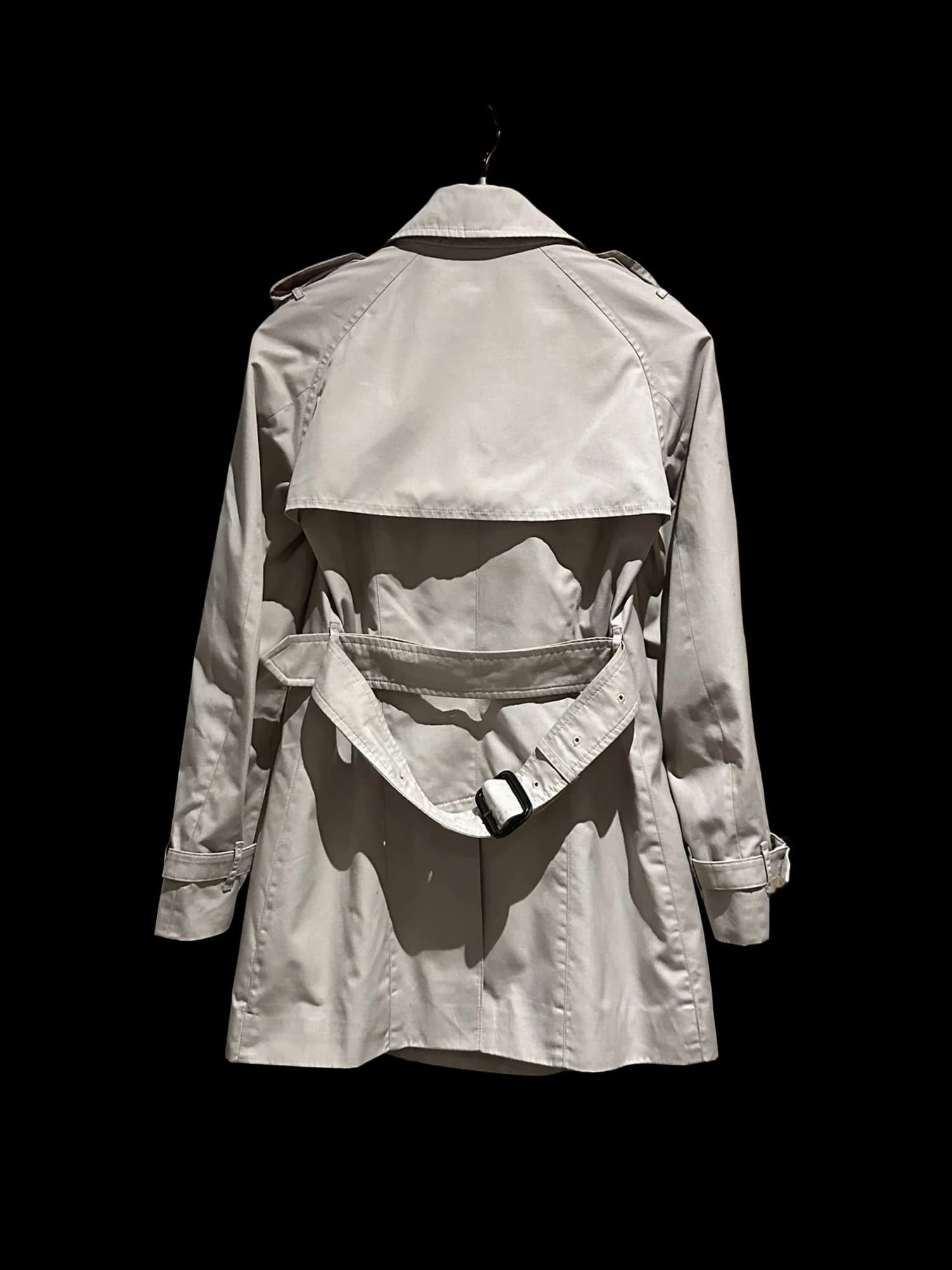 Classic Double Breasted Mid-Length Trench Coat — thumbnail 3