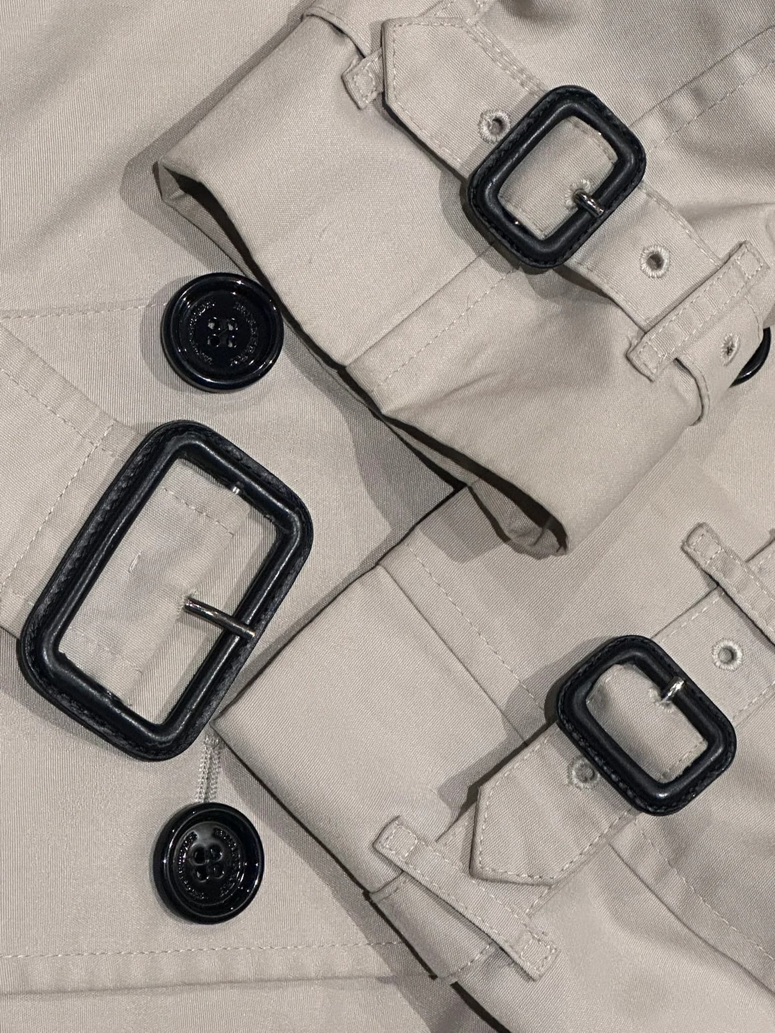 Classic Double Breasted Mid-Length Trench Coat — thumbnail 8