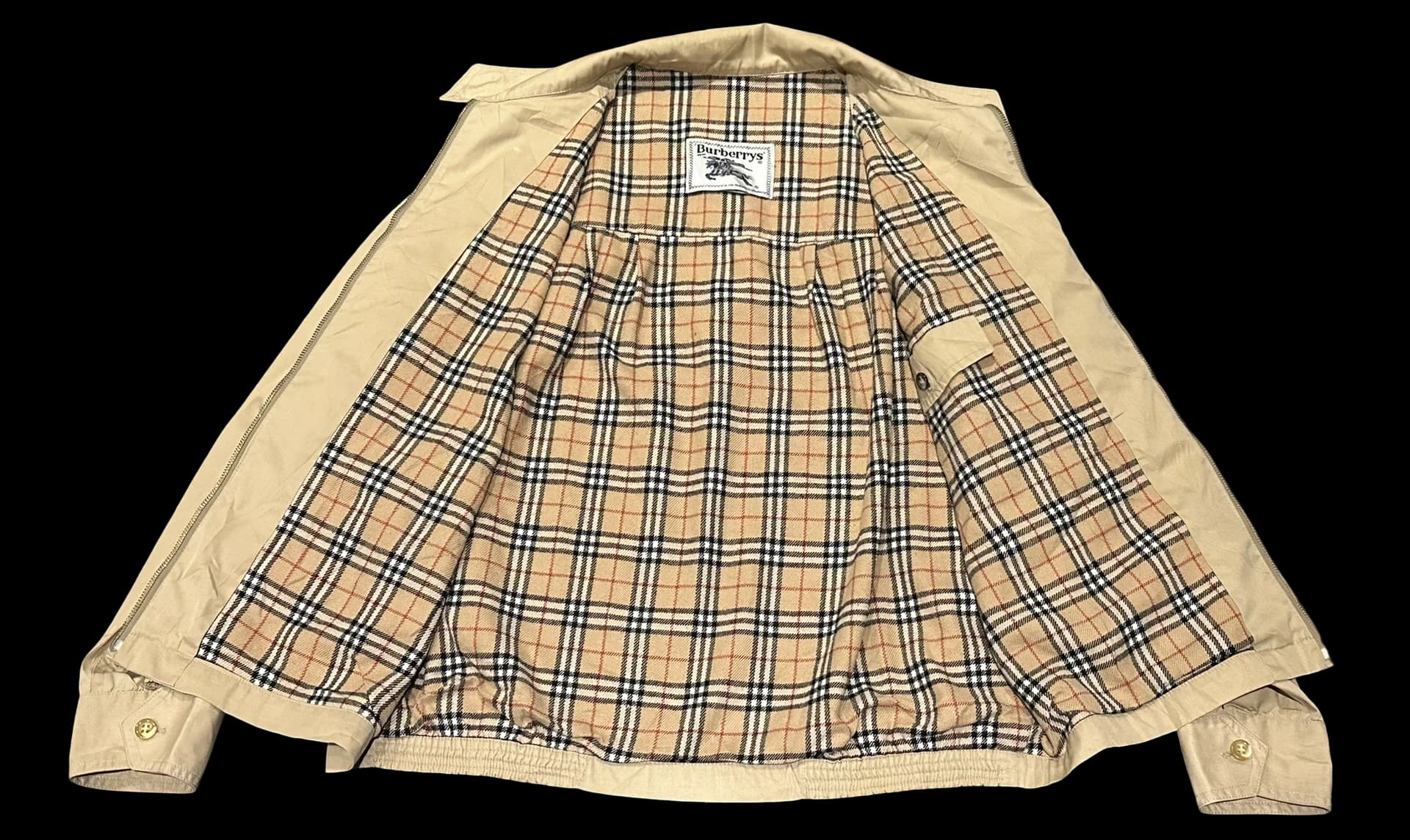 Classic Harrington Jacket with Wool Lining