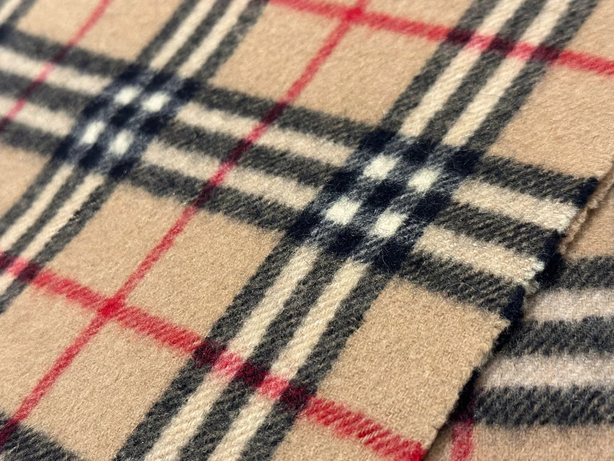 Classic Check Lambswool Scarf