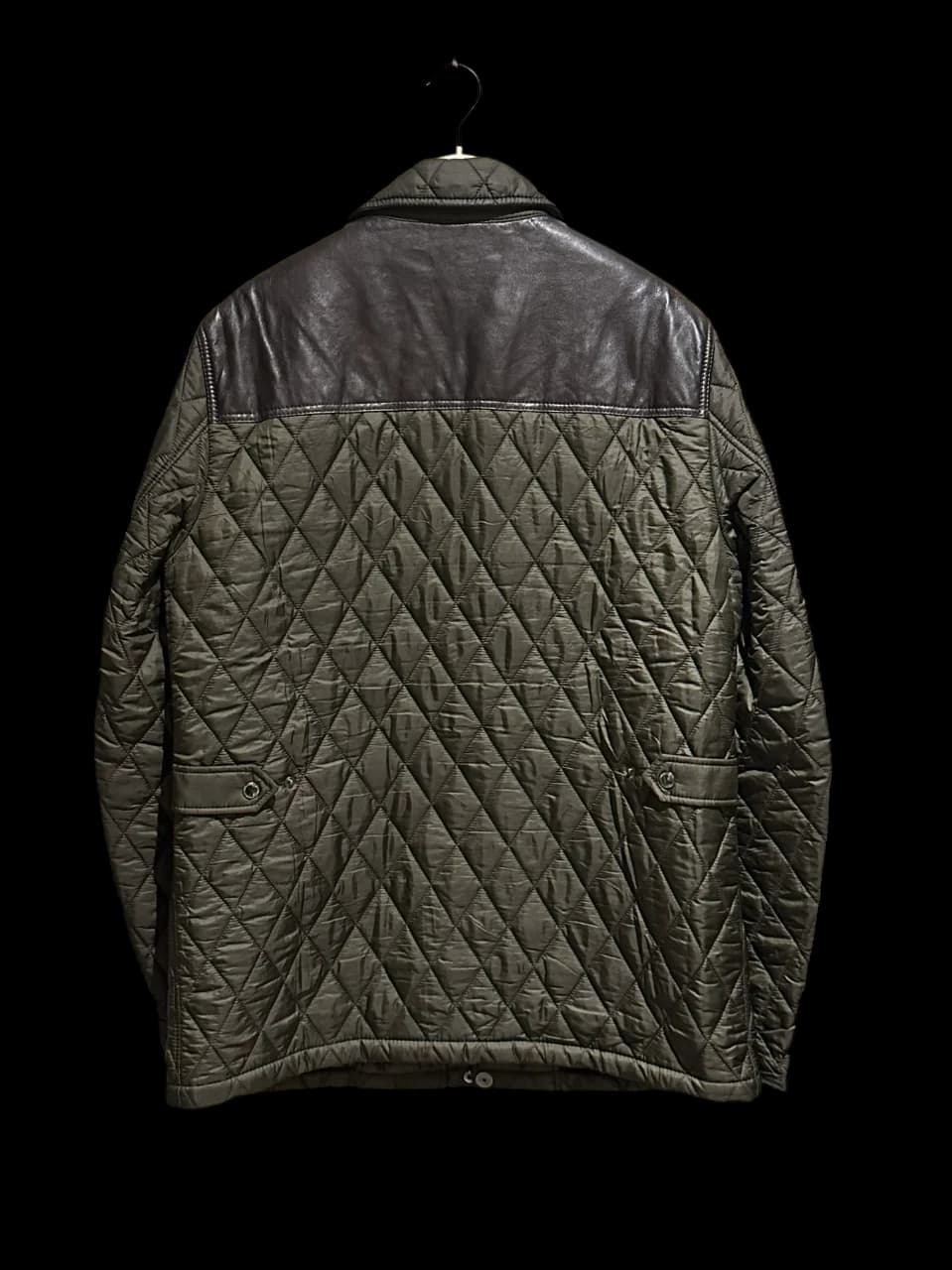 Lambskin Patches Quilted Jacket