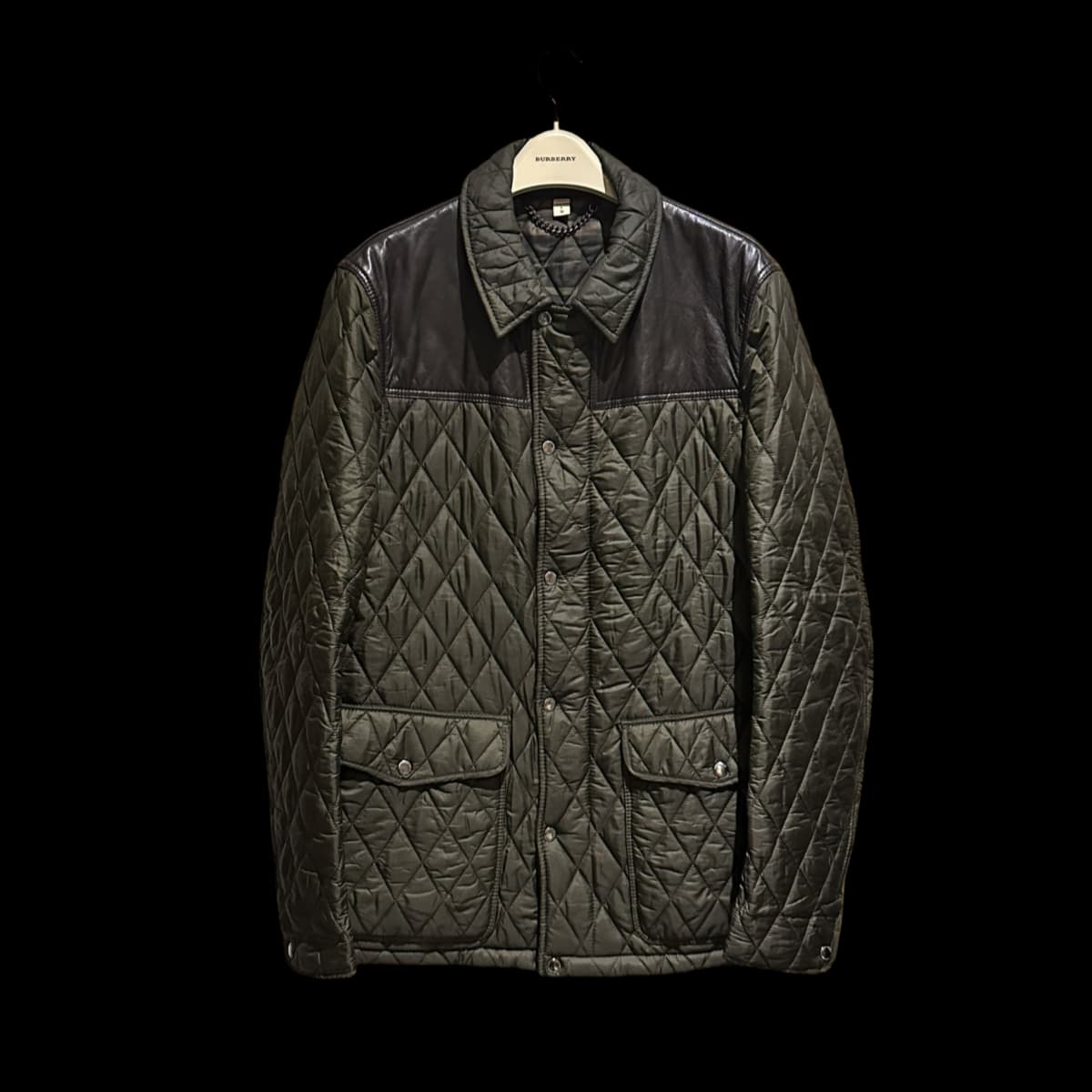 Lambskin Patches Quilted Jacket