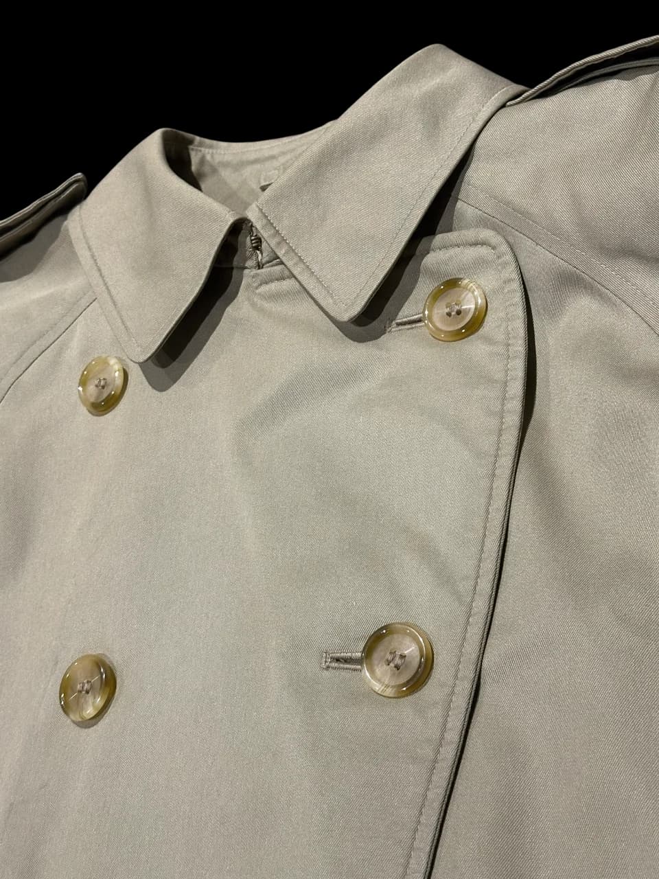 Classic Double Breasted Long Trench Coat — thumbnail 4