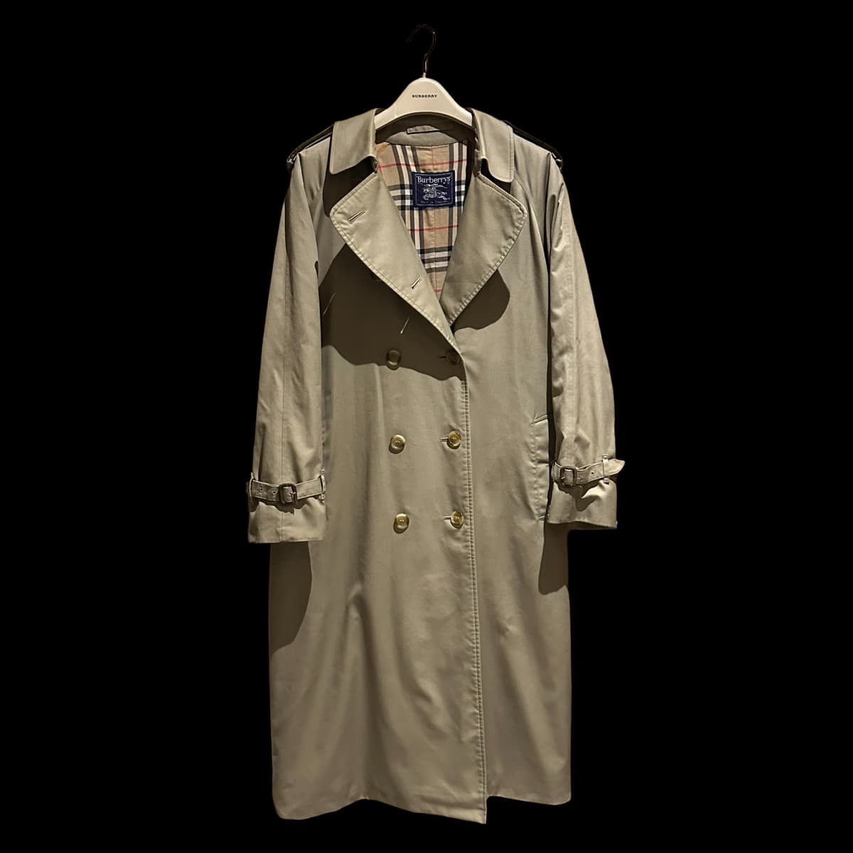 Classic Double Breasted Long Trench Coat