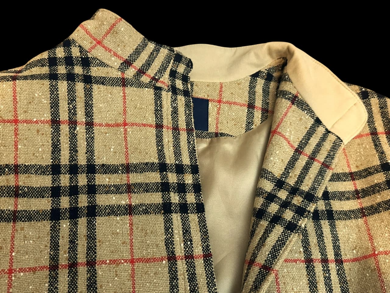 Classic Check Donegal Tweed Wool Jacket — thumbnail 4